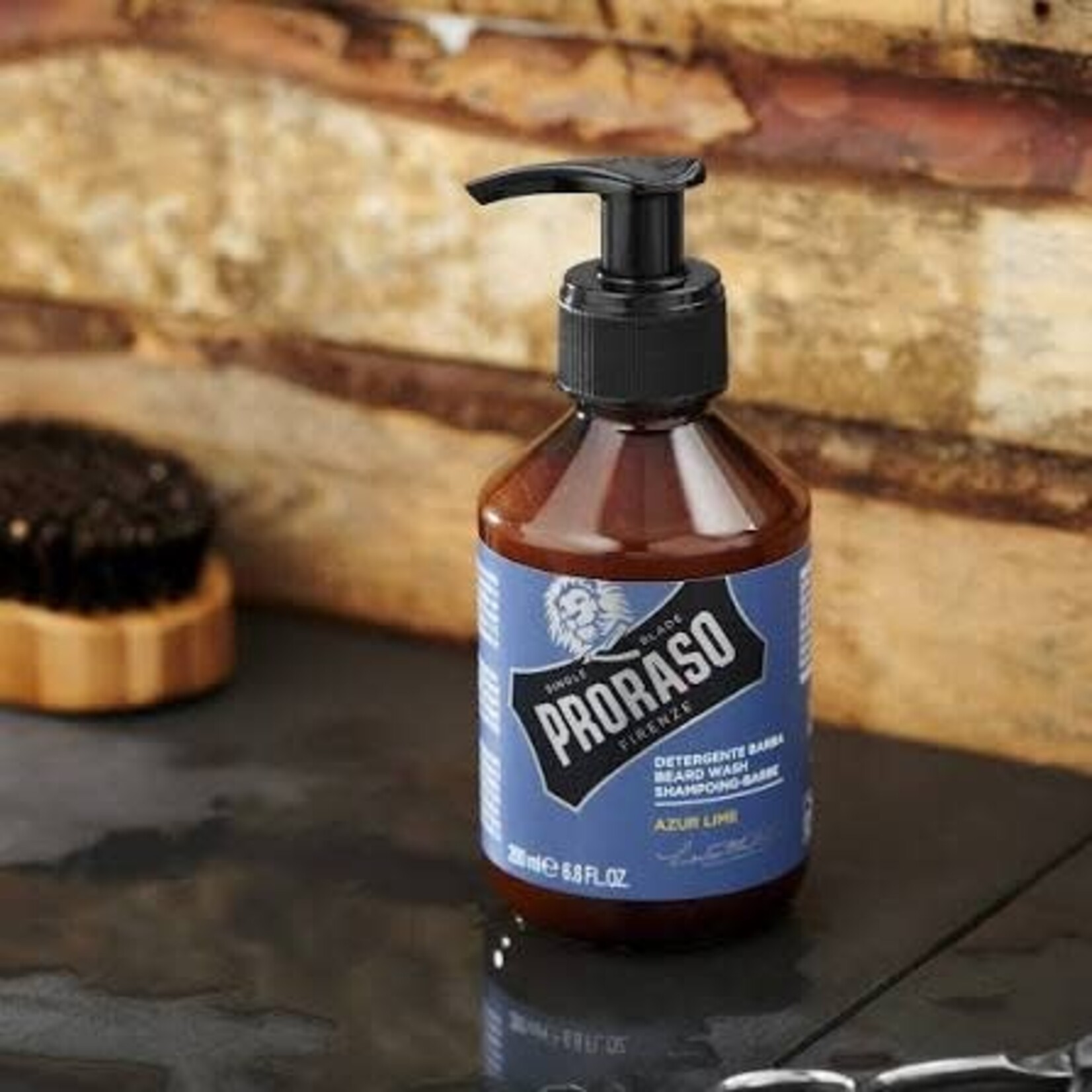 PRORASO P751 - SHAMPOING A BARBE AZUR LIME 200ml PRORASO