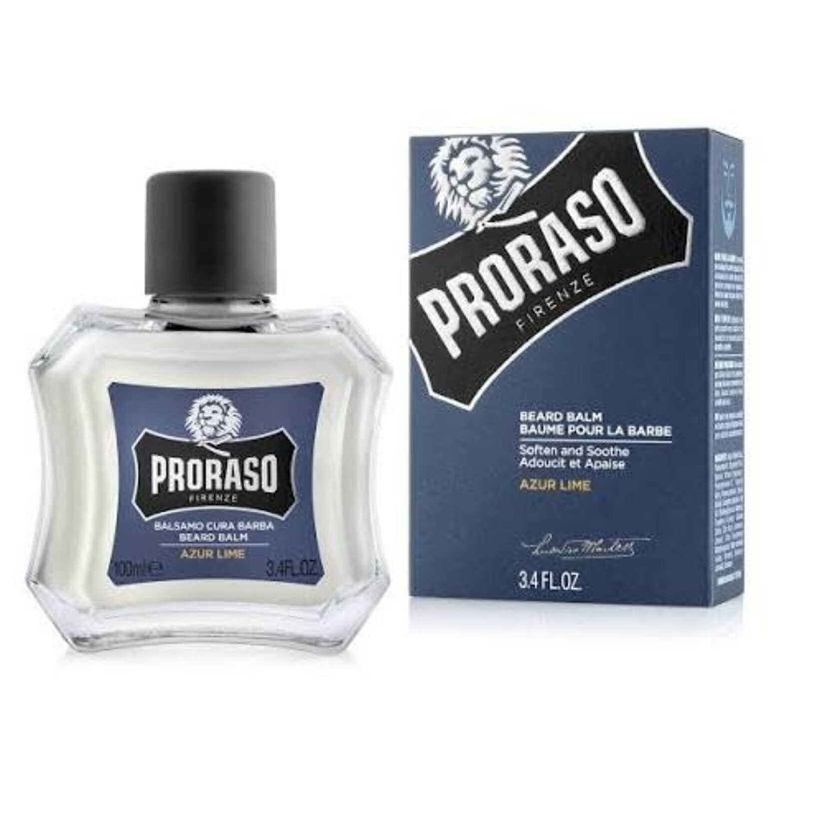 PRORASO P731  - BAUME BARBE AZUR LIME 100ML PRORASO