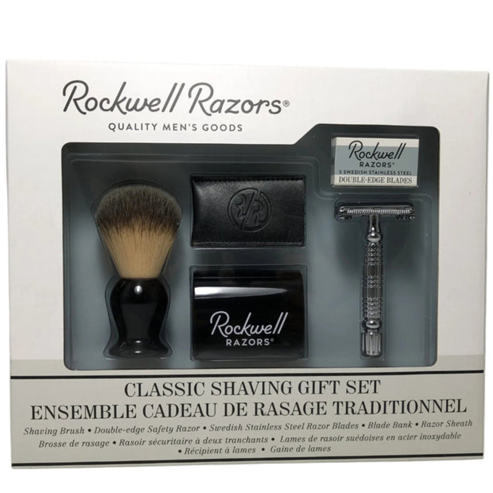 ROCKWELL RAZORS RR-TRSHAVEGIFTSET - ENSEMBLE CADEAU RASOIR DE SURETE ROCKWELL RAZORS