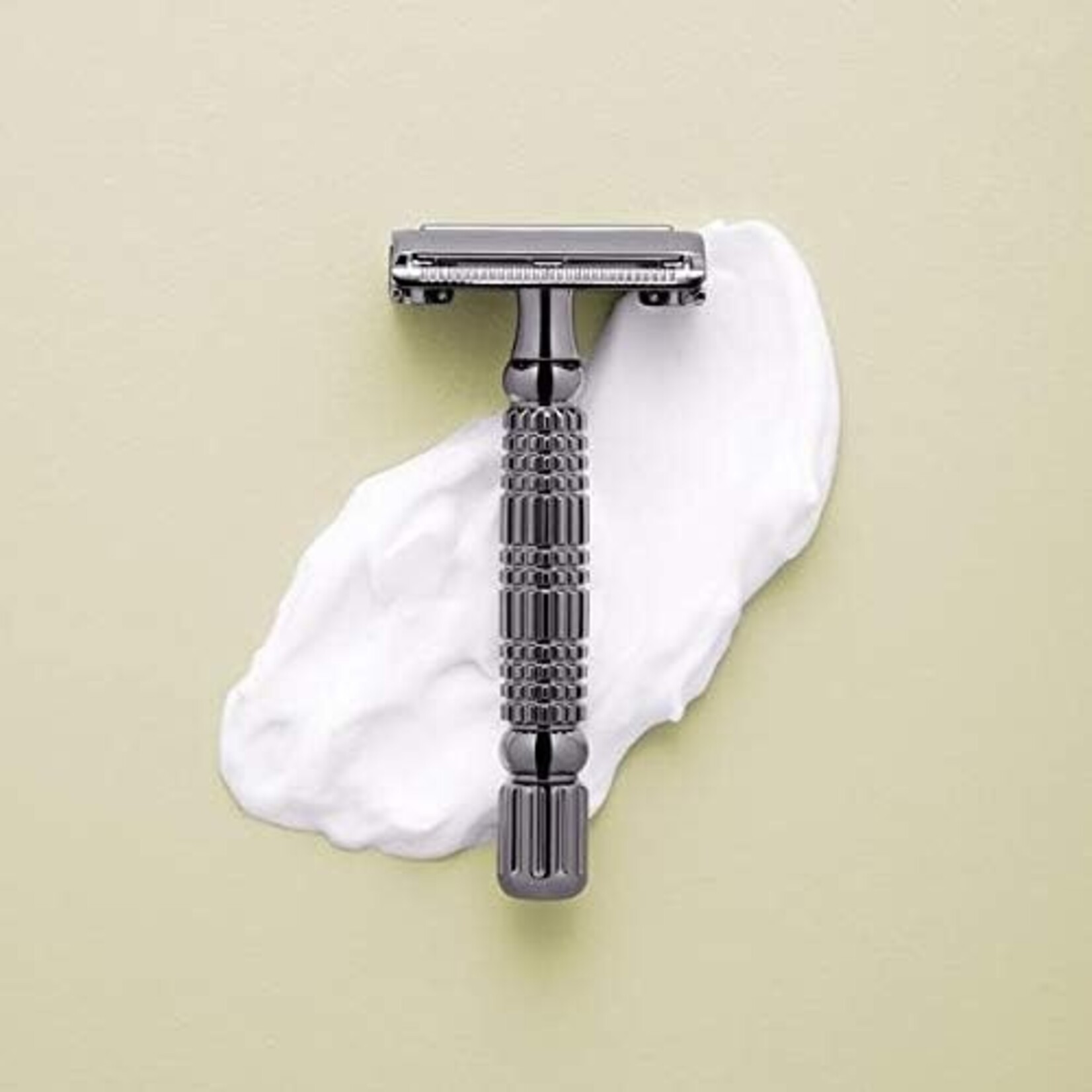ROCKWELL RAZORS RR-770354 - RASOIR DE SURETE PAPILLON R1 CHROME NOIR BROSSE ROCKWELL RAZORS