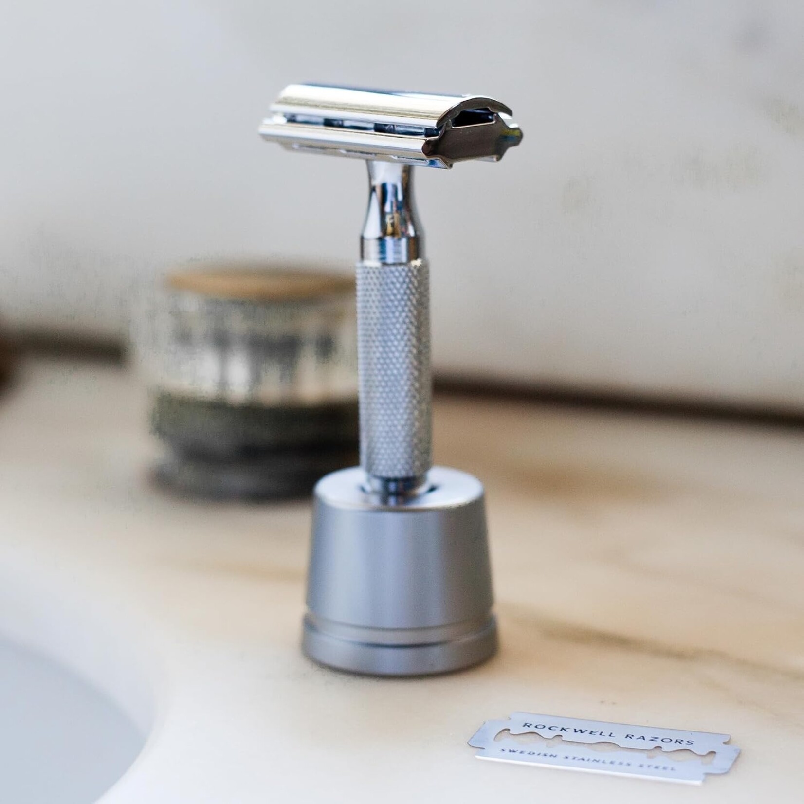 ROCKWELL RAZORS RR-960262 - RASOIR DE SURETE 2C CHROME BLANC ROCKWELL RAZORS