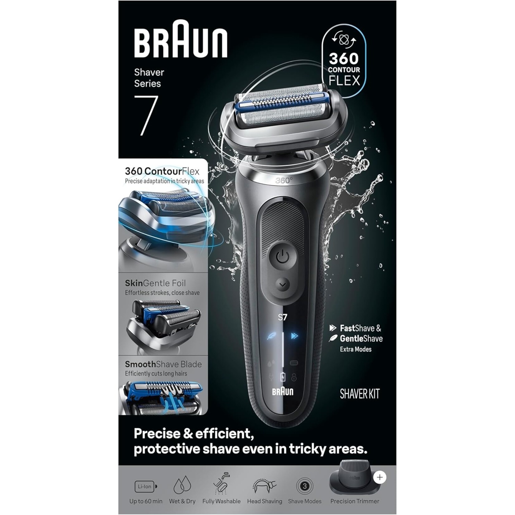 BRAUN 7120S - RASOIR ELECTRIQUE SERIES 7 BRAUN