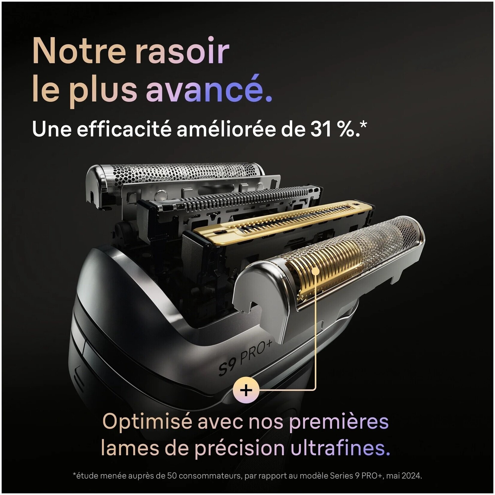 BRAUN 9667CC - RASOIR ELECTRIQUE SERIE 9 PRO+  AVEC BASE DE NETTOYAGE BRAUN