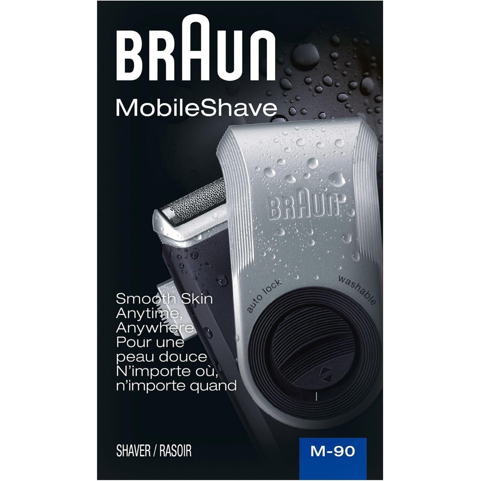BRAUN M90 - RASOIR A BATTERIE MOBILESHAVE BRAUN