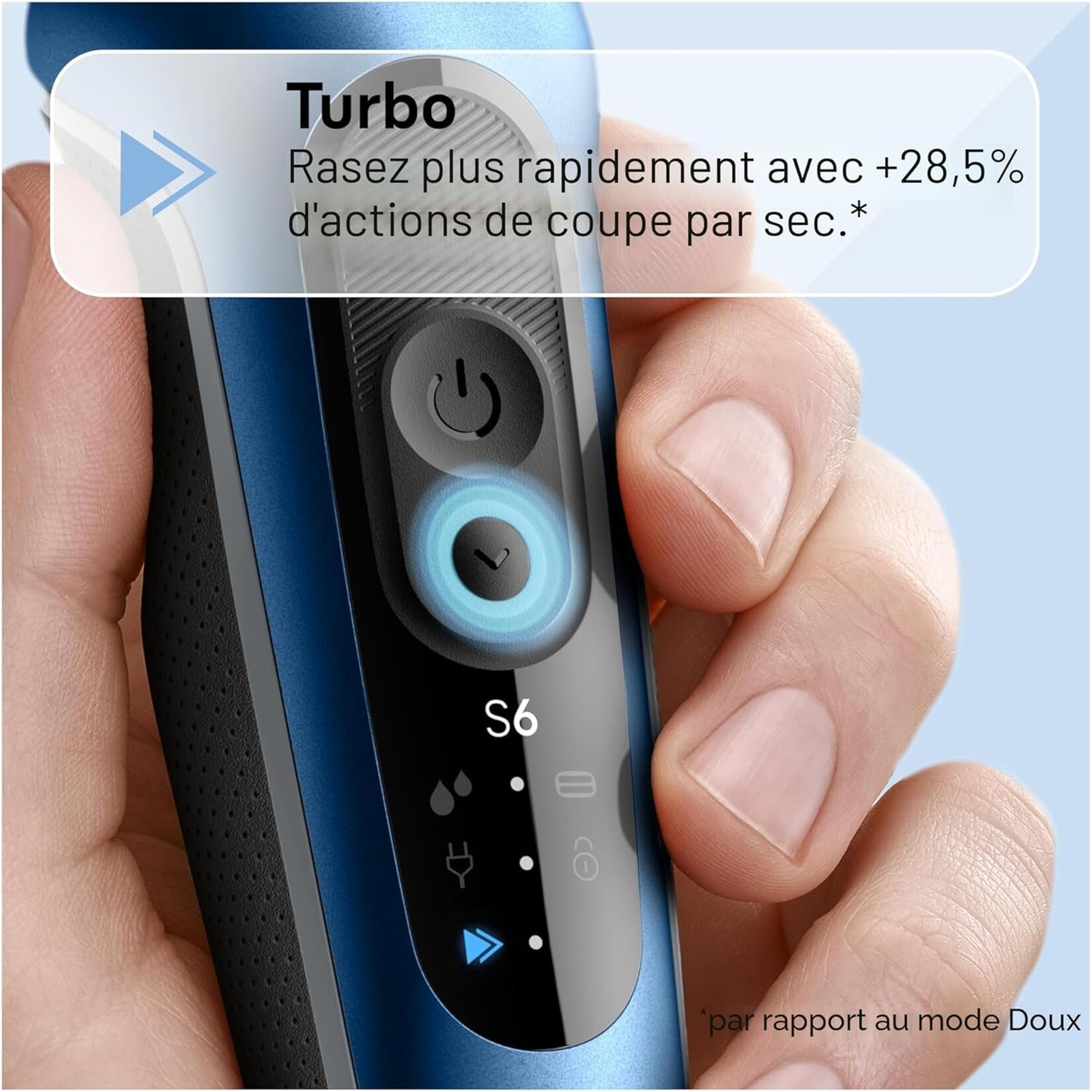 BRAUN 6120S - RASOIR ELECTRIQUE SERIES 6 BRAUN
