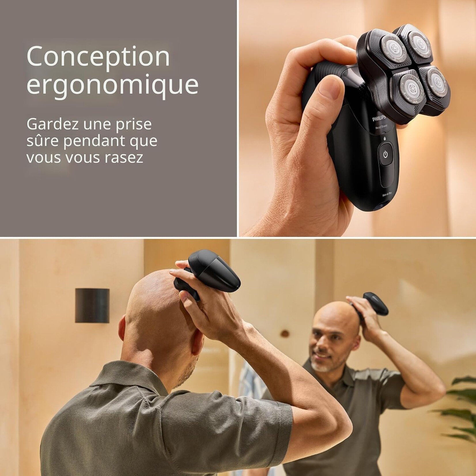 PHILIPS HS5980/28 - RASOIR DE TETE ELECTRIQUE SERIES 5000 PHILIPS