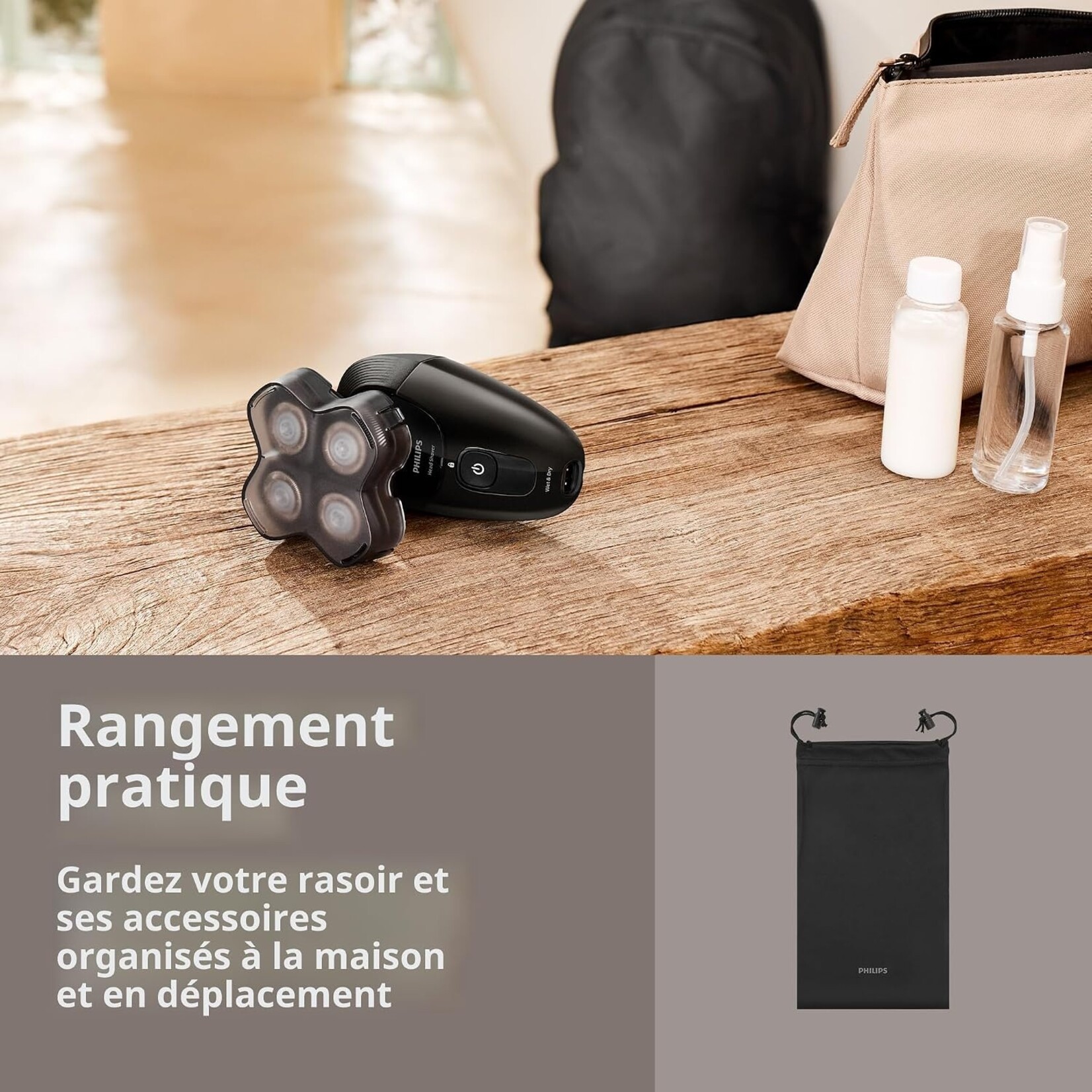 PHILIPS HS5980/28 - RASOIR DE TETE ELECTRIQUE SERIES 5000 PHILIPS