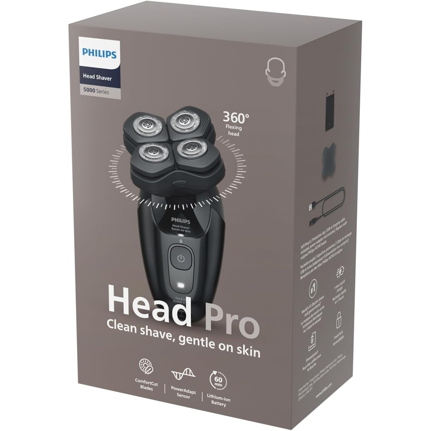 PHILIPS HS5980/28 - RASOIR DE TETE ELECTRIQUE SERIES 5000 PHILIPS