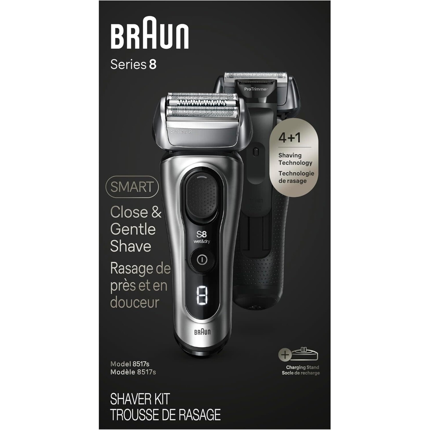 BRAUN 8517S - RASOIR ELECTRIQUE SERIES 8 BRAUN