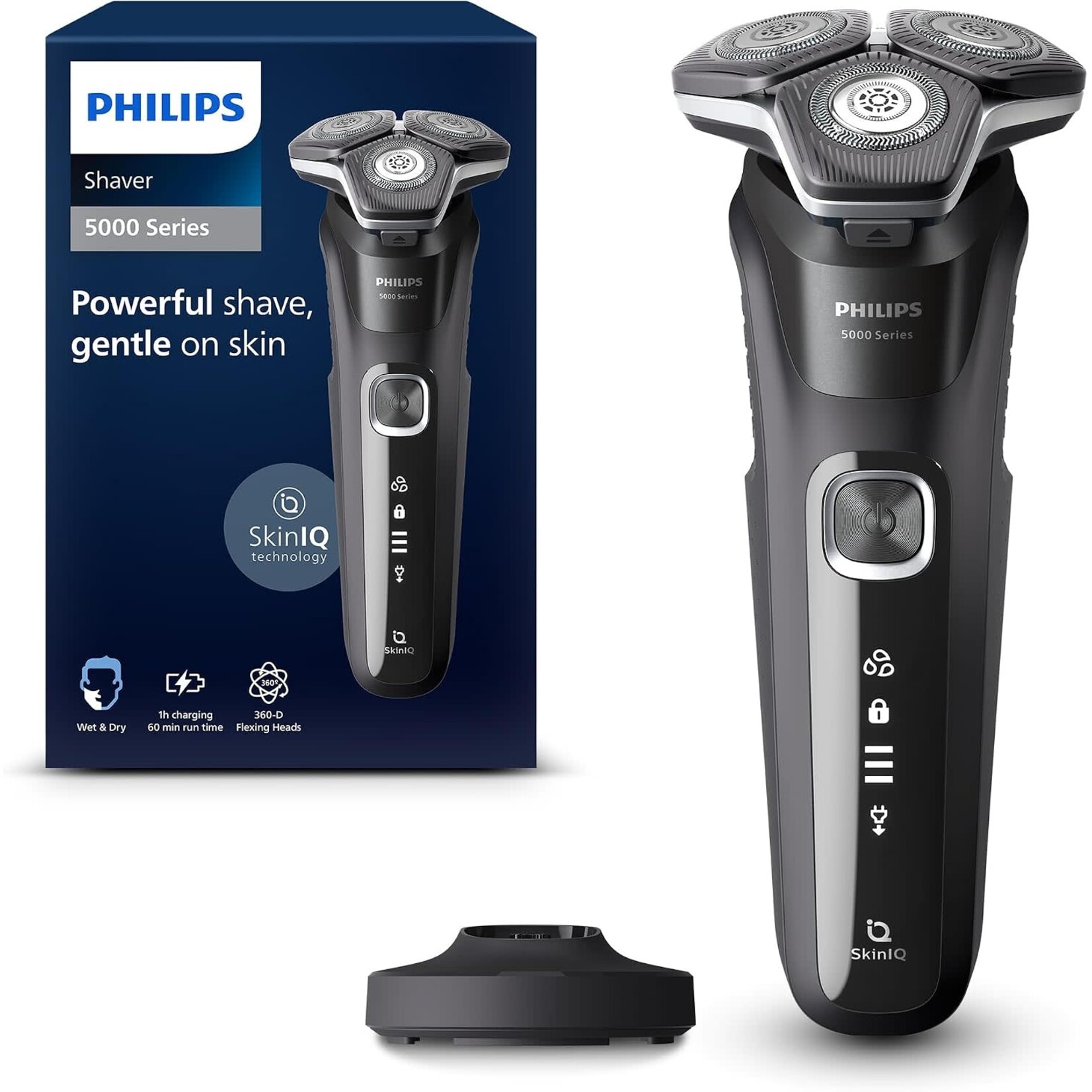 PHILIPS S5898/25 - RASOIR ELECTRIQUE SERIES 5000 AVEC SOCLE DE CHARGE PHILIPS