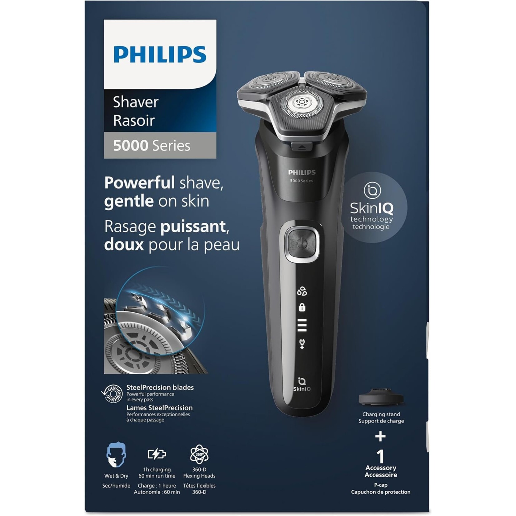 PHILIPS S5898/25 - RASOIR ELECTRIQUE SERIES 5000 AVEC SOCLE DE CHARGE PHILIPS