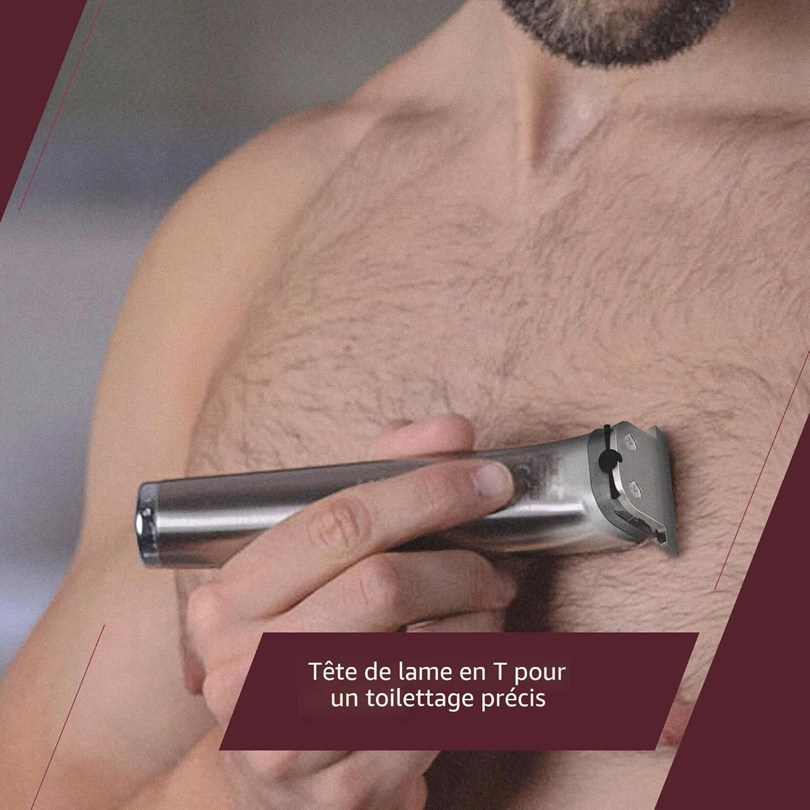 WAHL 3114 - TONDEUSE TOUT-EN-UN EN ACIER INOXYDABLE AU LITHIUM-ION WAHL