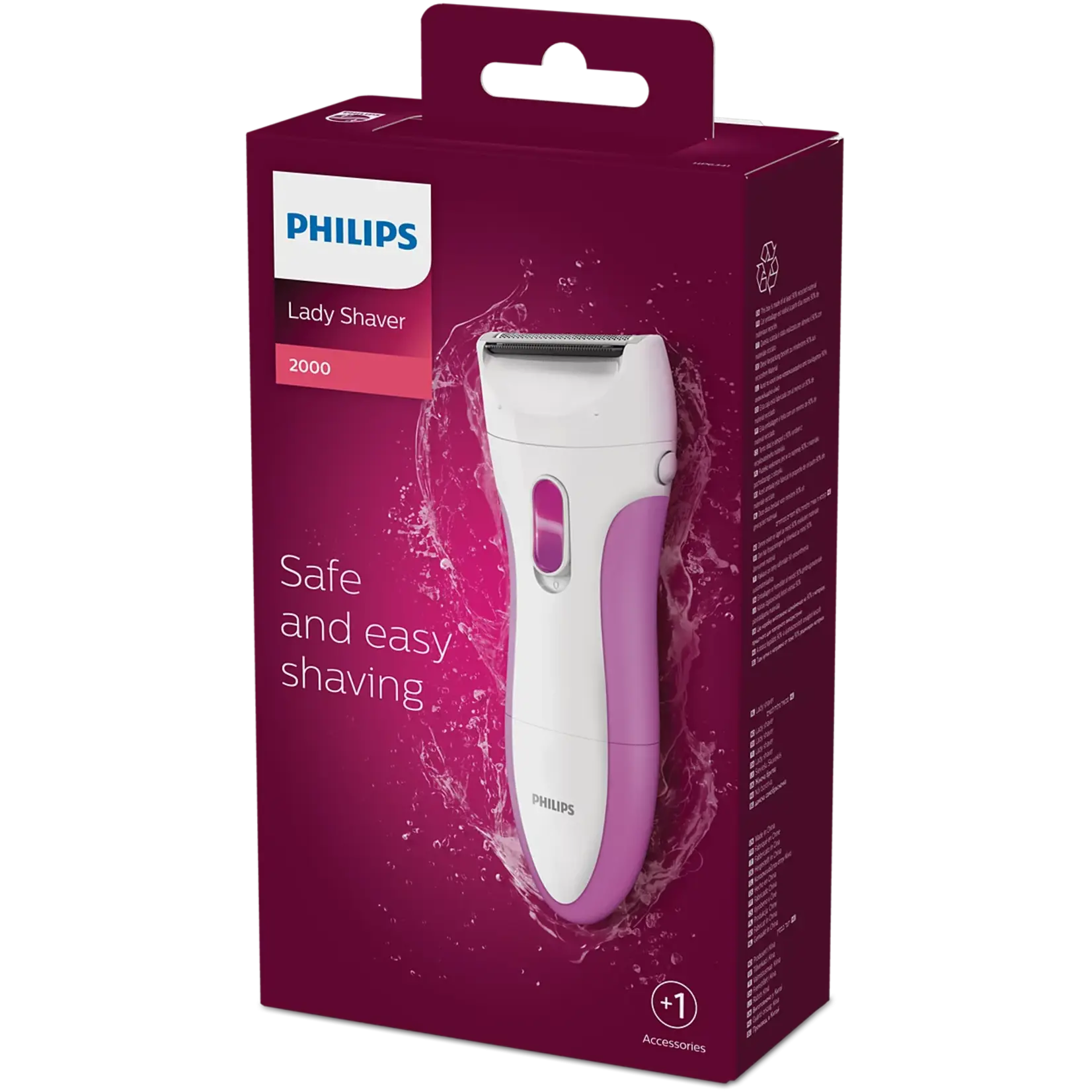 PHILIPS HP6341/00 - RASOIR A BATTERIE POUR FEMME SATINSHAVE ESSENTIAL PHILIPS