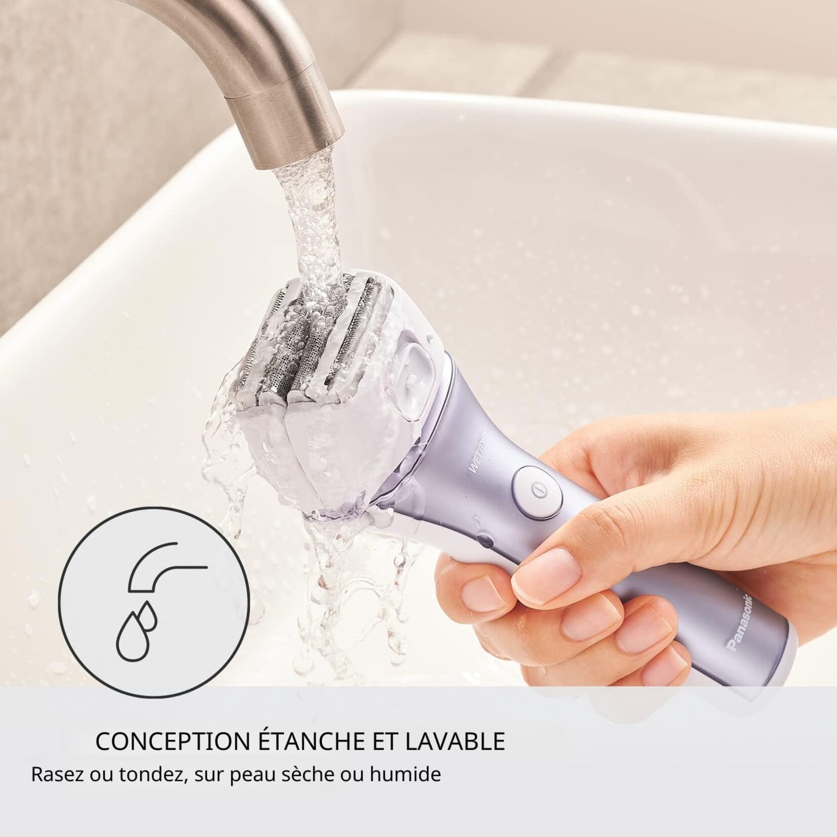 PANASONIC ESWL80 - RASOIR ELECTRIQUE POUR FEMME CLOSE CURVES PANASONIC