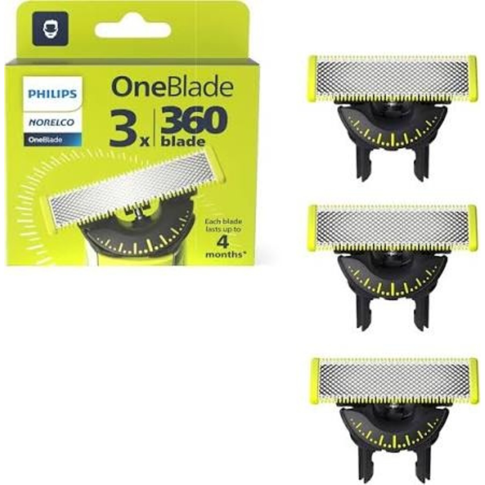 PHILIPS QP430/50 - 3 LAMES DE RASOIR ELECTRIQUE ONE BLADE PHILIPS