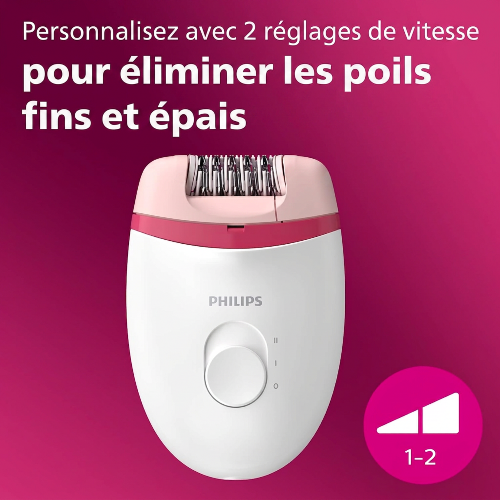 PHILIPS BRE235/04 - EPILATEUR SATINELLE ESSENTIAL COMPACTE PHILIPS