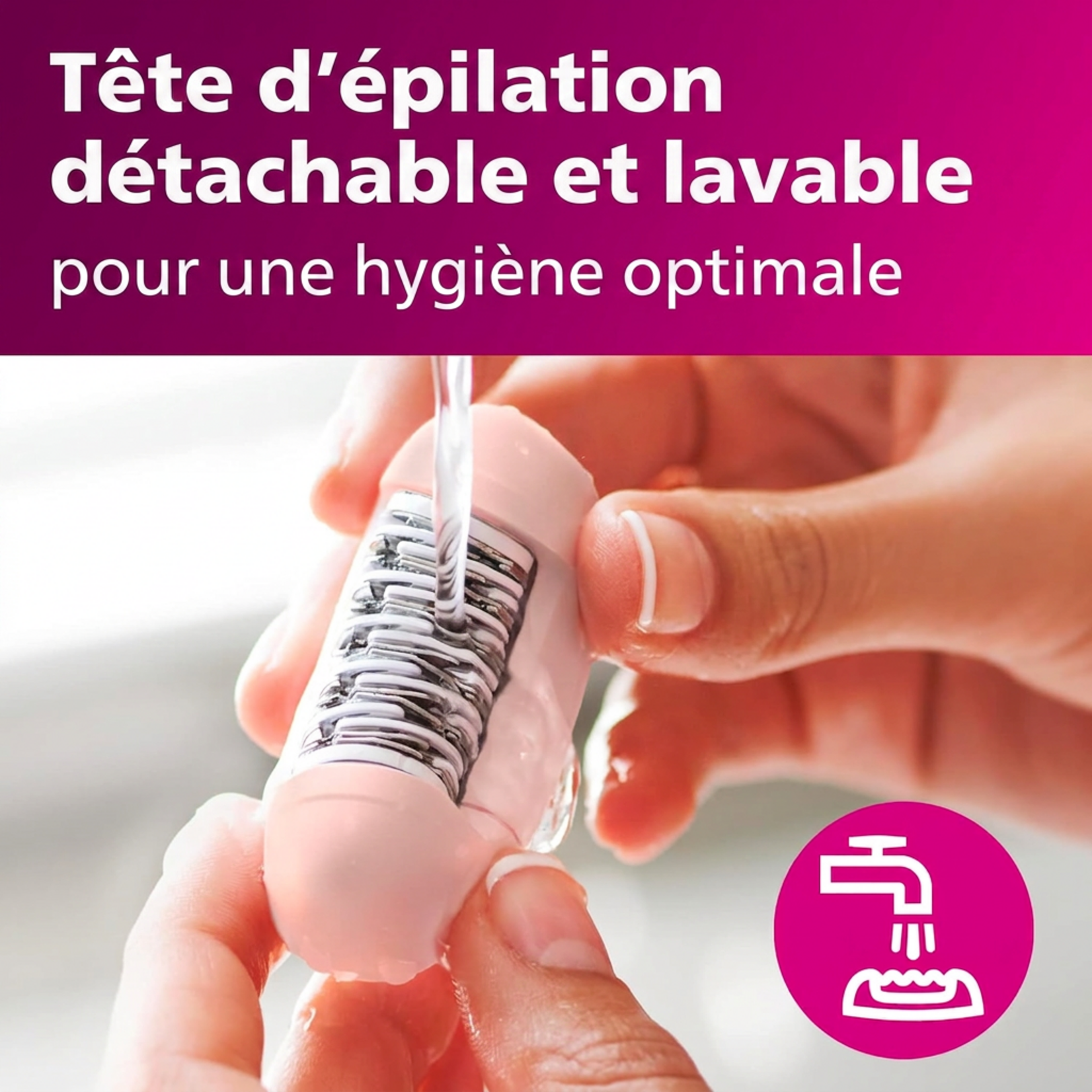 PHILIPS BRE235/04 - EPILATEUR SATINELLE ESSENTIAL COMPACTE PHILIPS