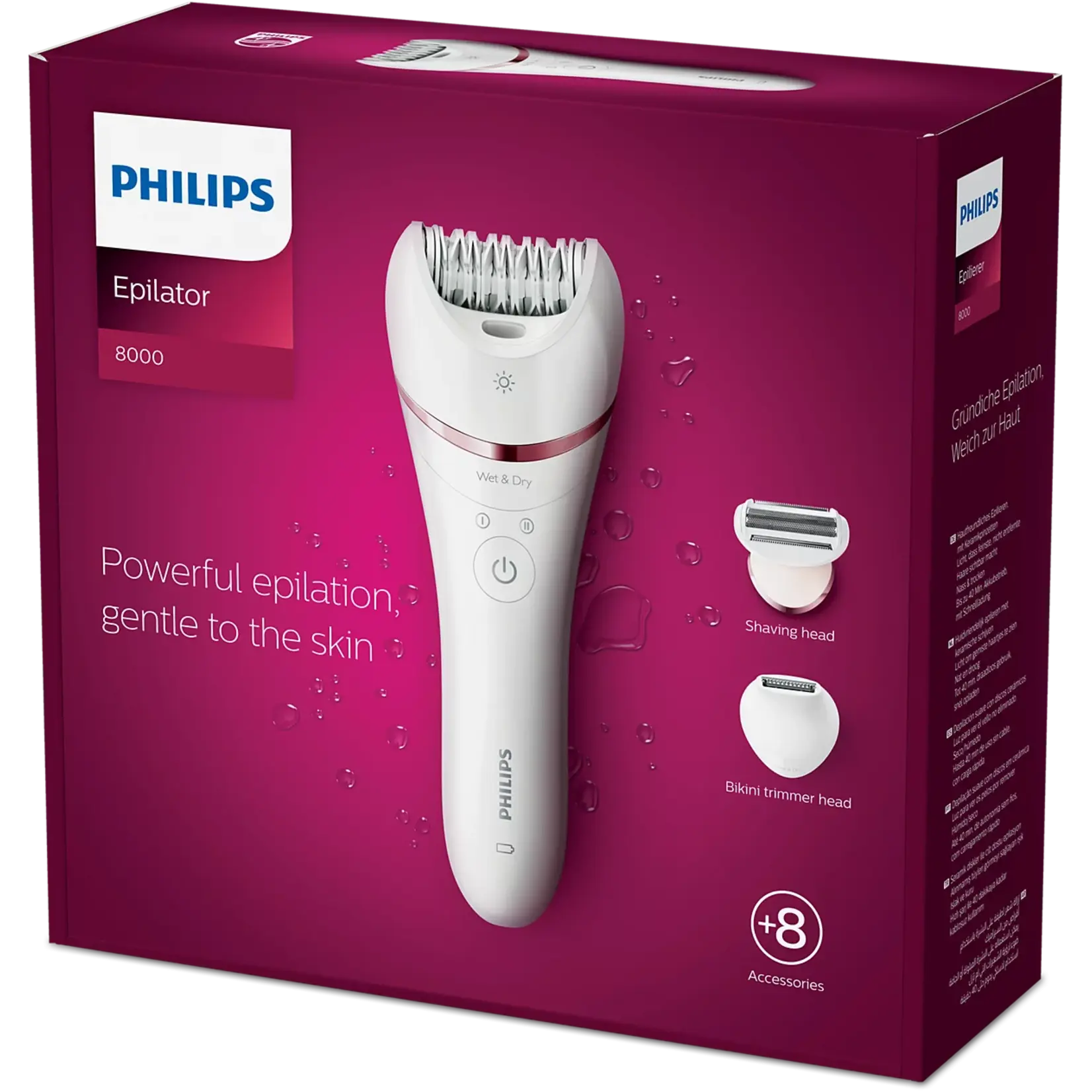 PHILIPS BRE720/14 - EPILATEUR SATINELLE SERIES 8000 PHILIPS