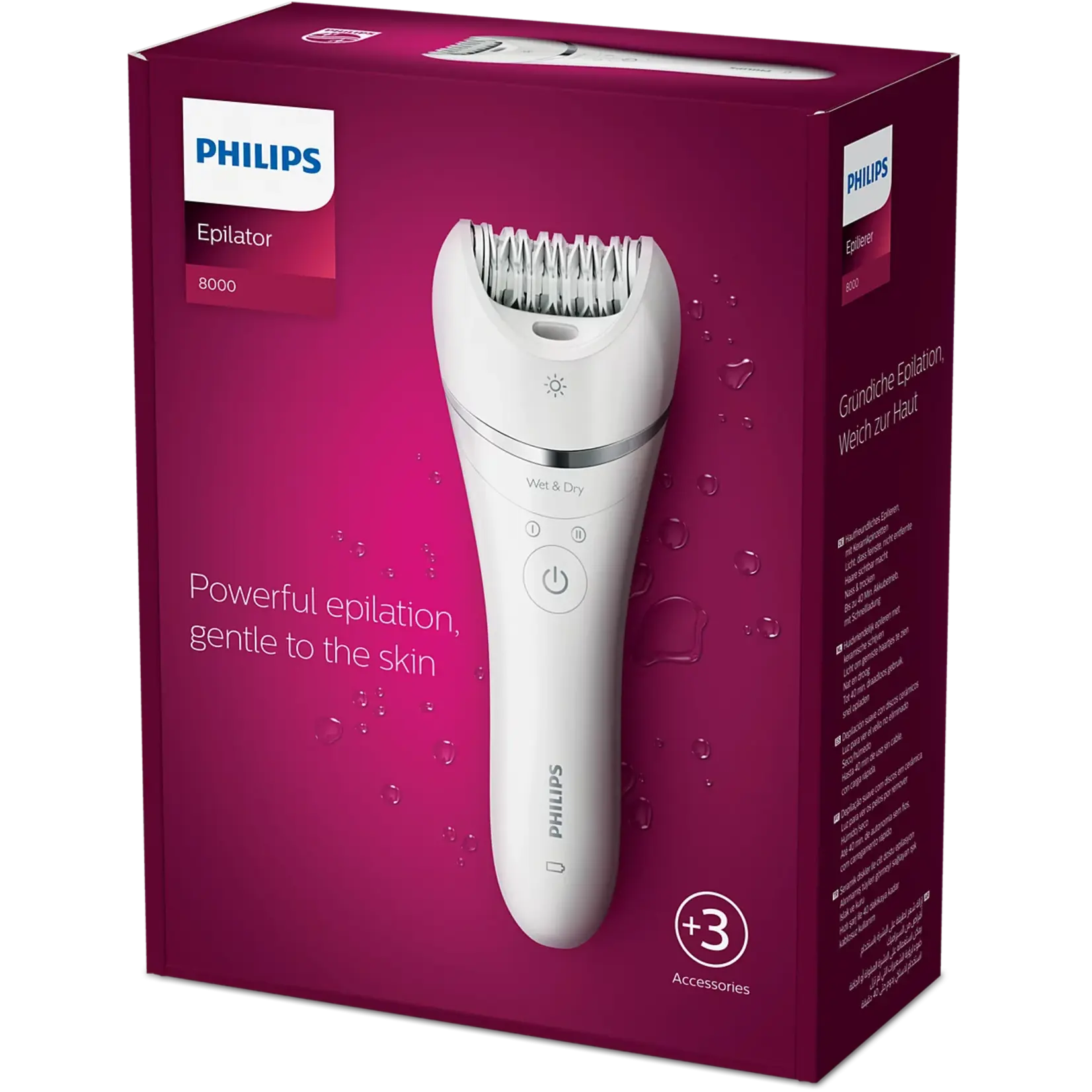 PHILIPS BRE700/04 - EPILATEUR SATINELLE SEIRES 8000 PHILIPS nd