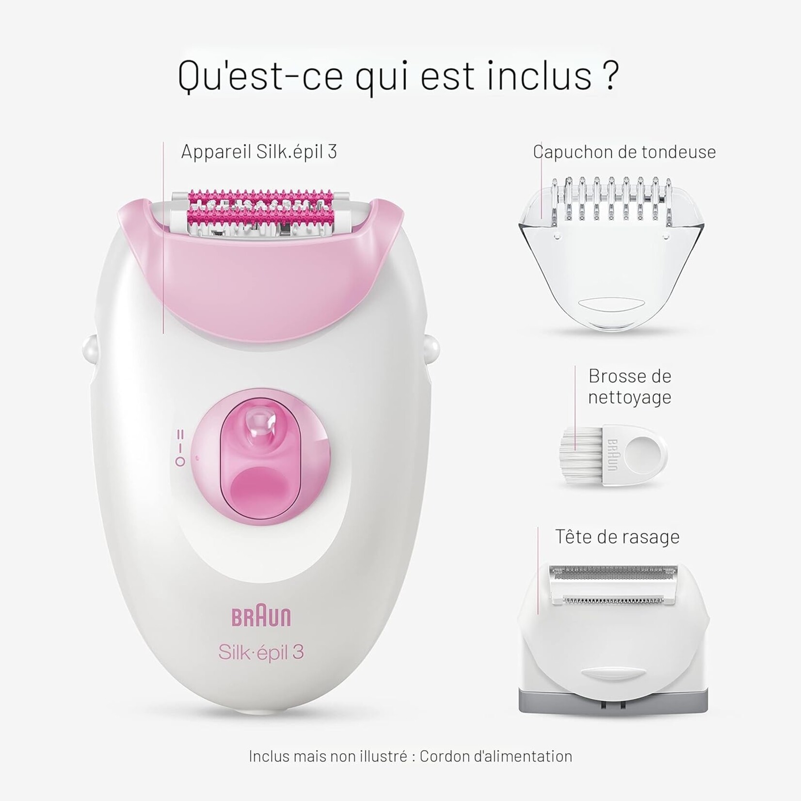 BRAUN SE3270 - EPILATEUR SILKEPIL 3 BRAUN