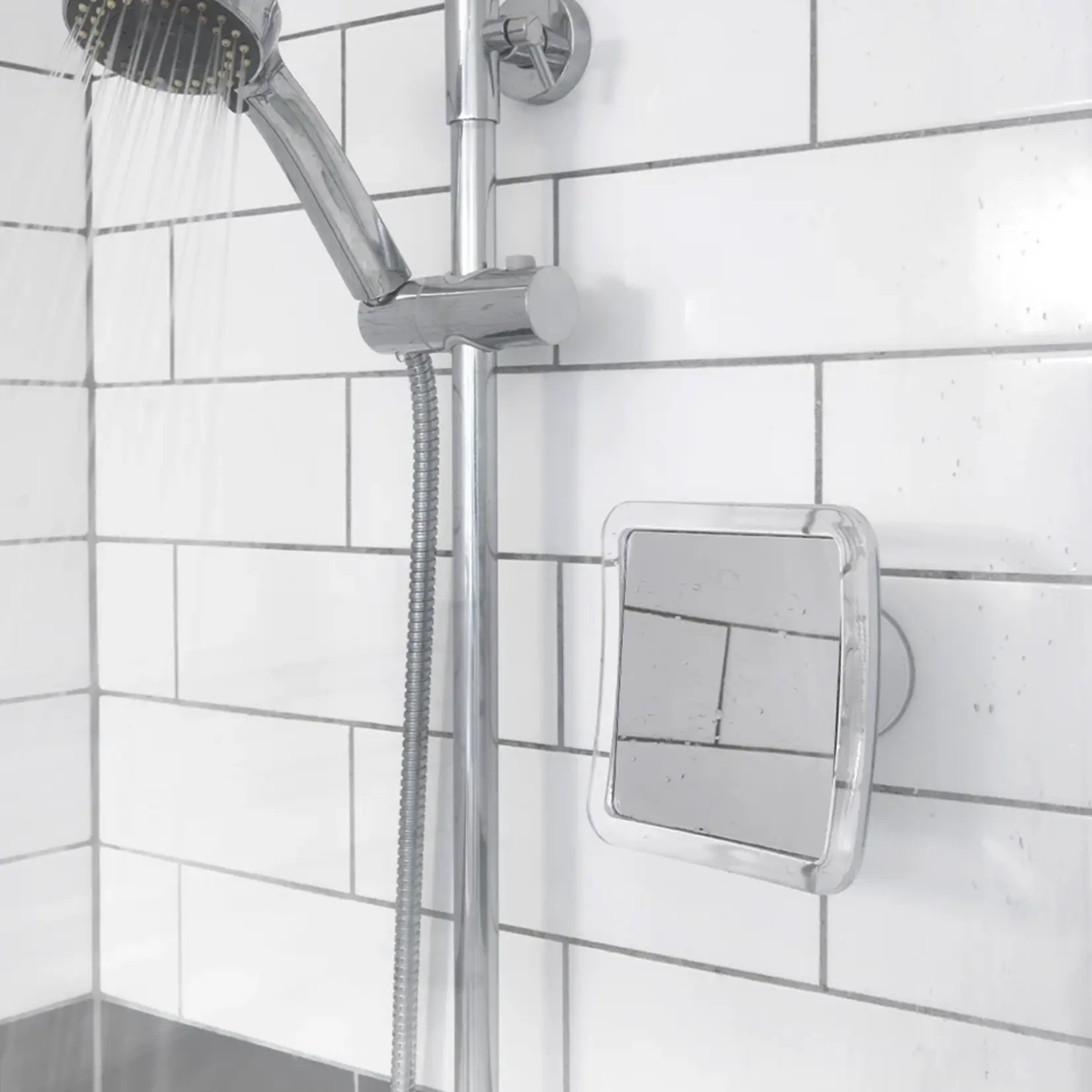VIE ART 506035 - MIROIR ANTI-BUEE POUR LA DOUCHE AVEC VENTOUSE VIE ART