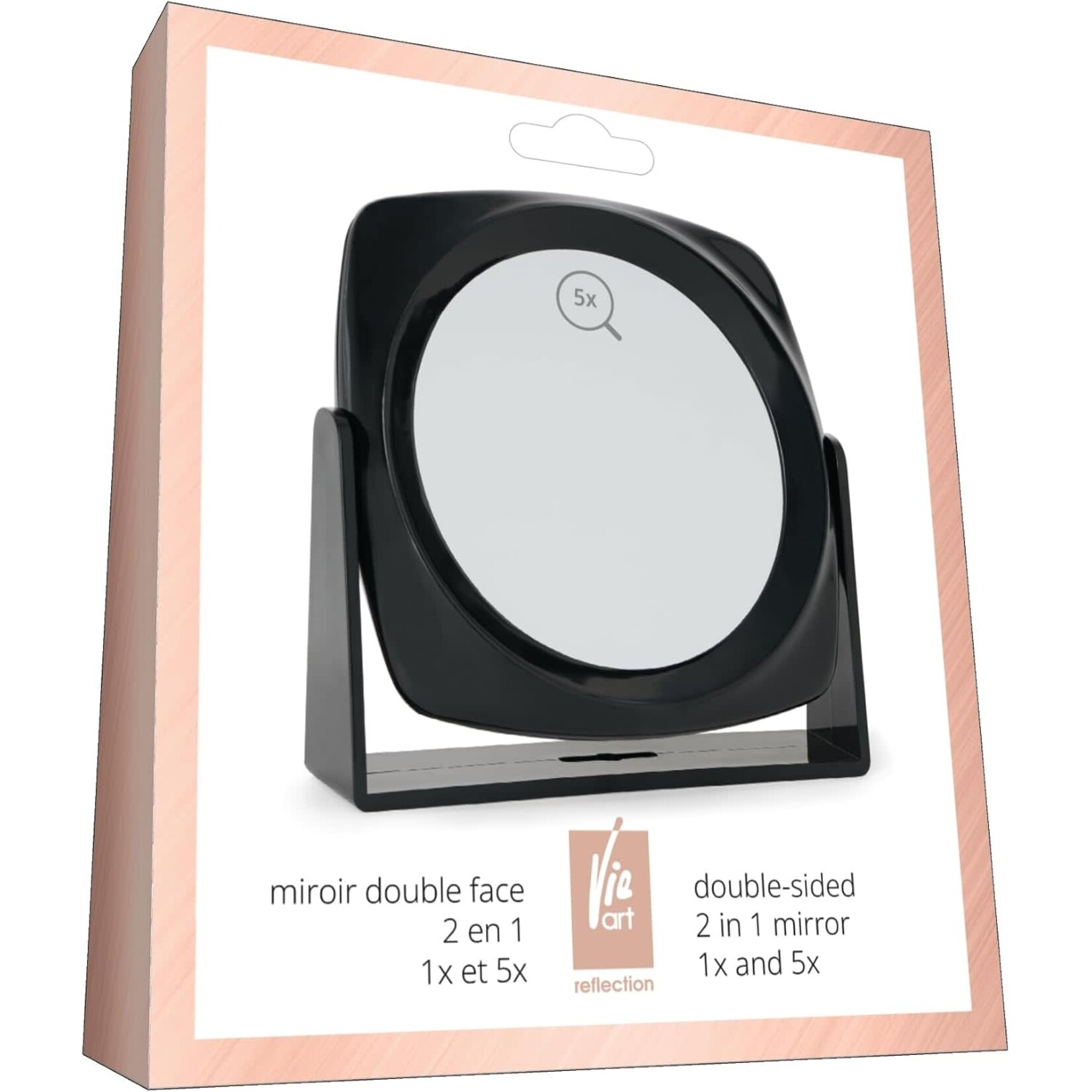 VIE ART 506273-1 - MIROIR REVERSIBLE 1X ET 5X VIE ART
