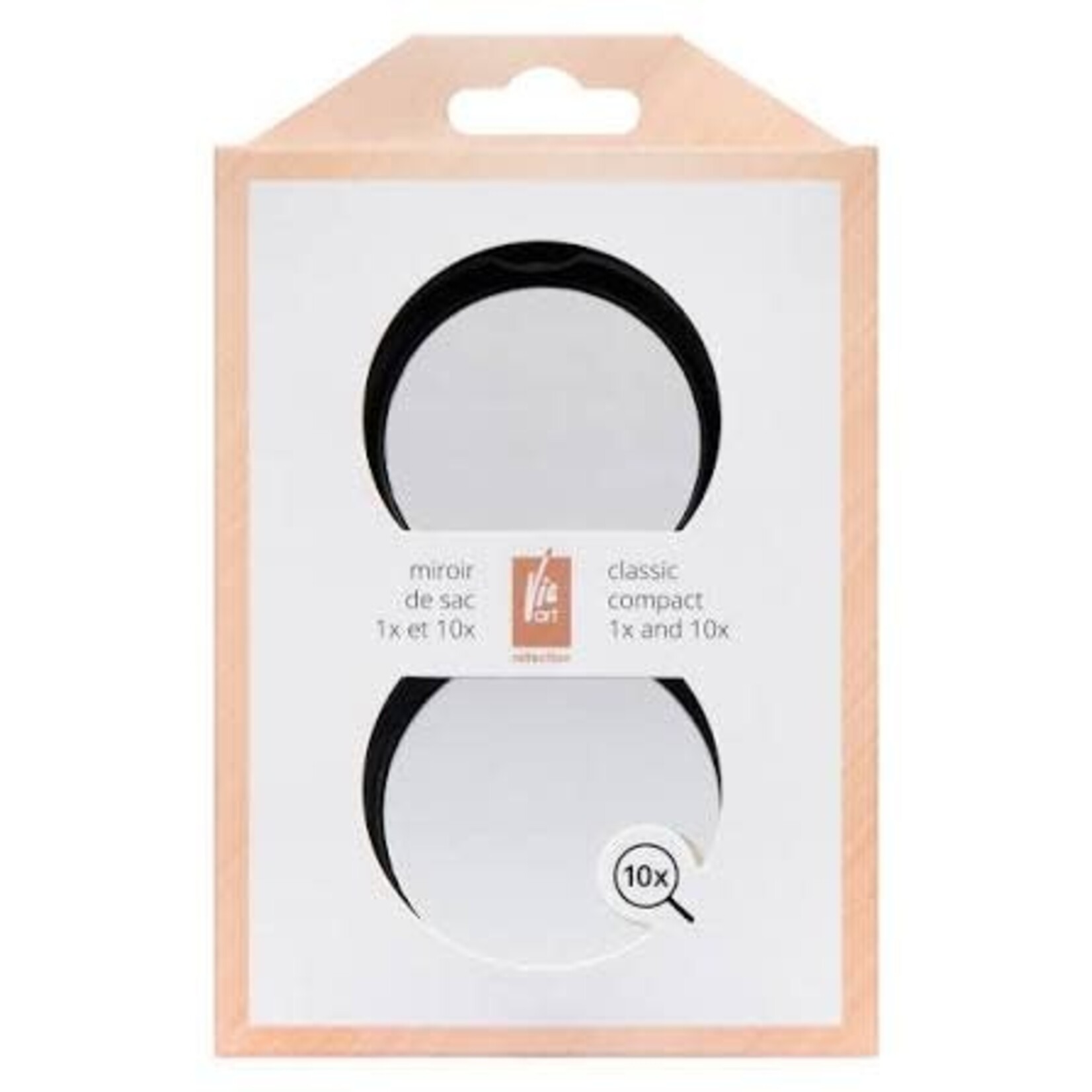 VIE ART 506026 - MIROIR DE SAC A MAIN ROND 1X ET 10X VIE ART