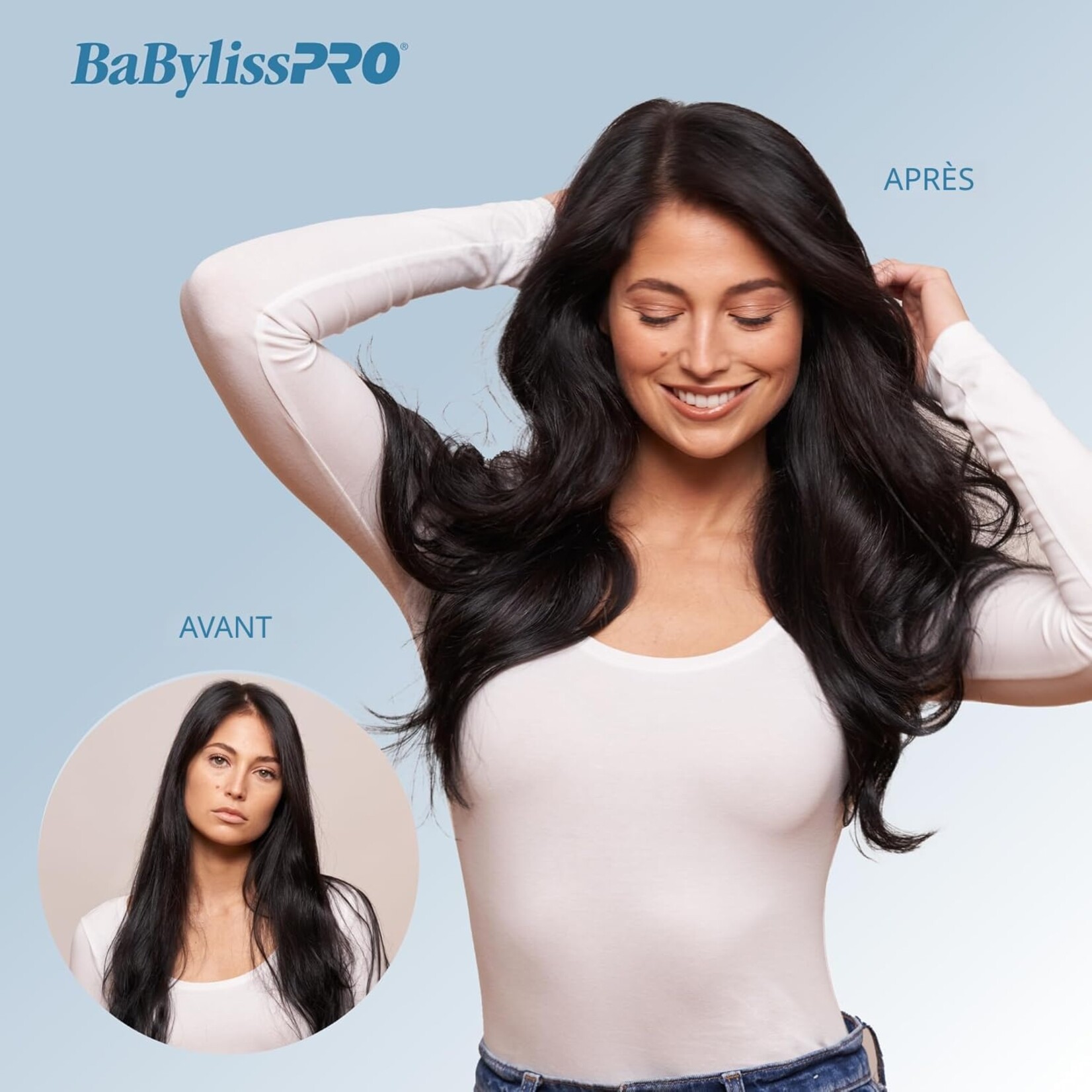 BABYLISS PRO BNTHB250C - BROSSE SECHOIR 2½po NANO TITANIUM BABYLISS PRO