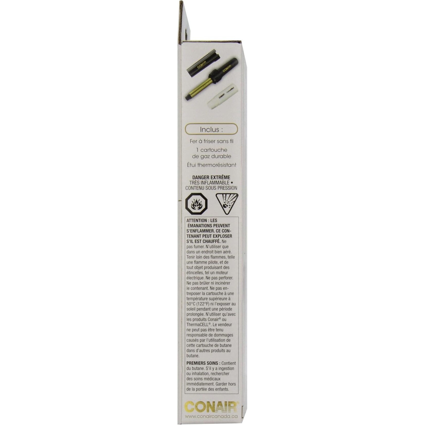 CONAIR TC700WC - FER A FRISER AU BUTANE ¾po CONAIR (326149)