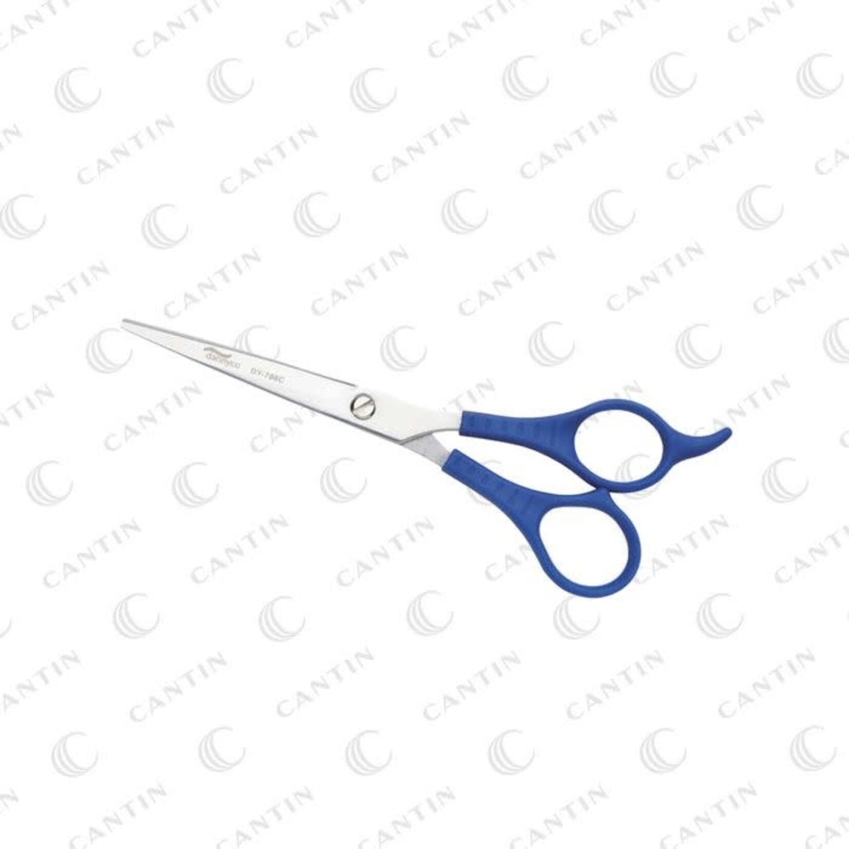 DANNYCO DY-786C - CISEAU DROIT AVEC POIGNEE MOULEE 5¾po BLEUE DANNYCO