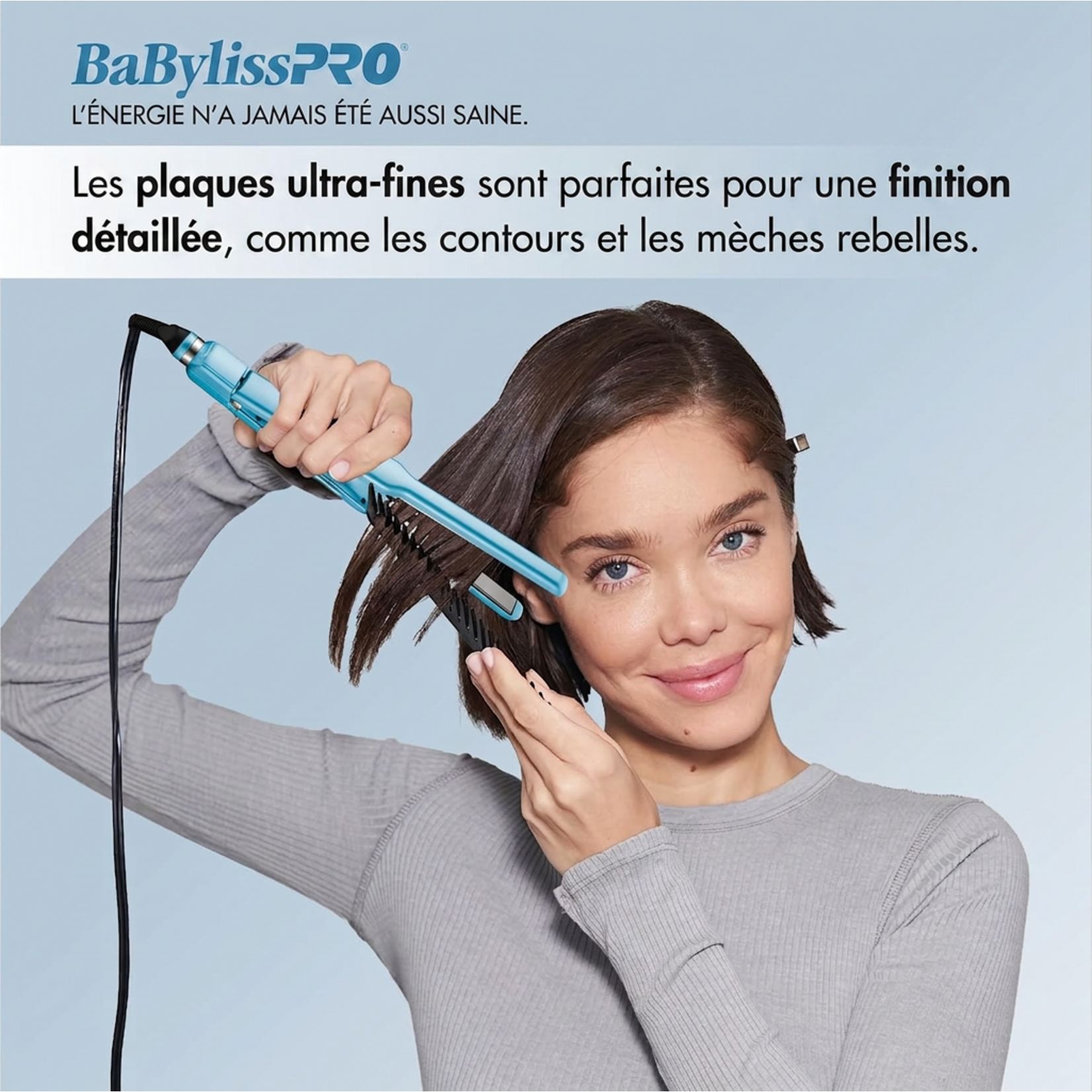 BABYLISS PRO BNT4171TUC - FER A LISSER ULTRA MINCE ½po NANO TITANIUM BABYLISS PRO nd