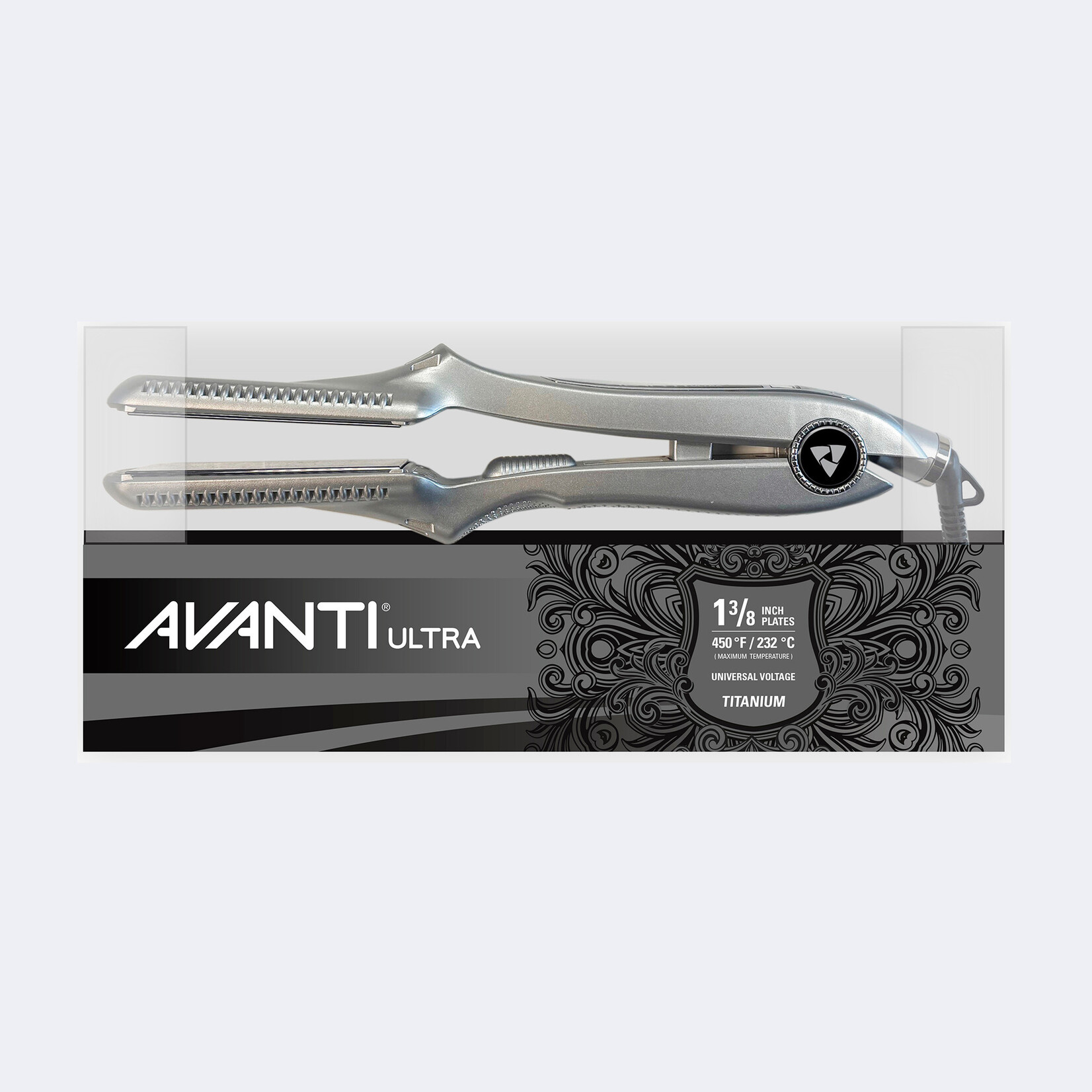 AVANTI (COIFFURE) AV-CROC - FER A LISSER EN TITANE 1 3/8po GRIS AVANTI