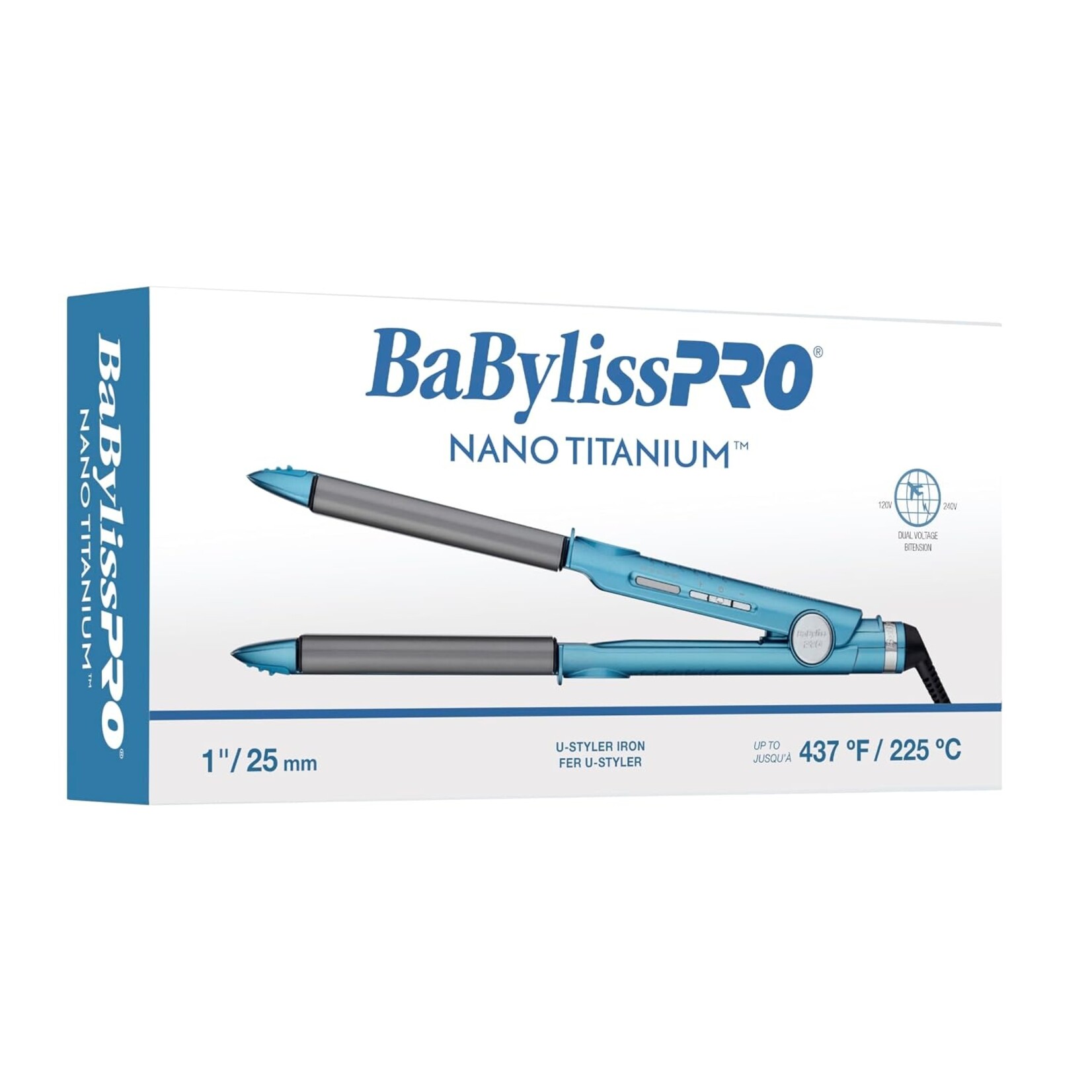 BABYLISS PRO BNT4061C - FER A LISSER U-STYLER NANO-TITANIUM 1po BABYLISS PRO