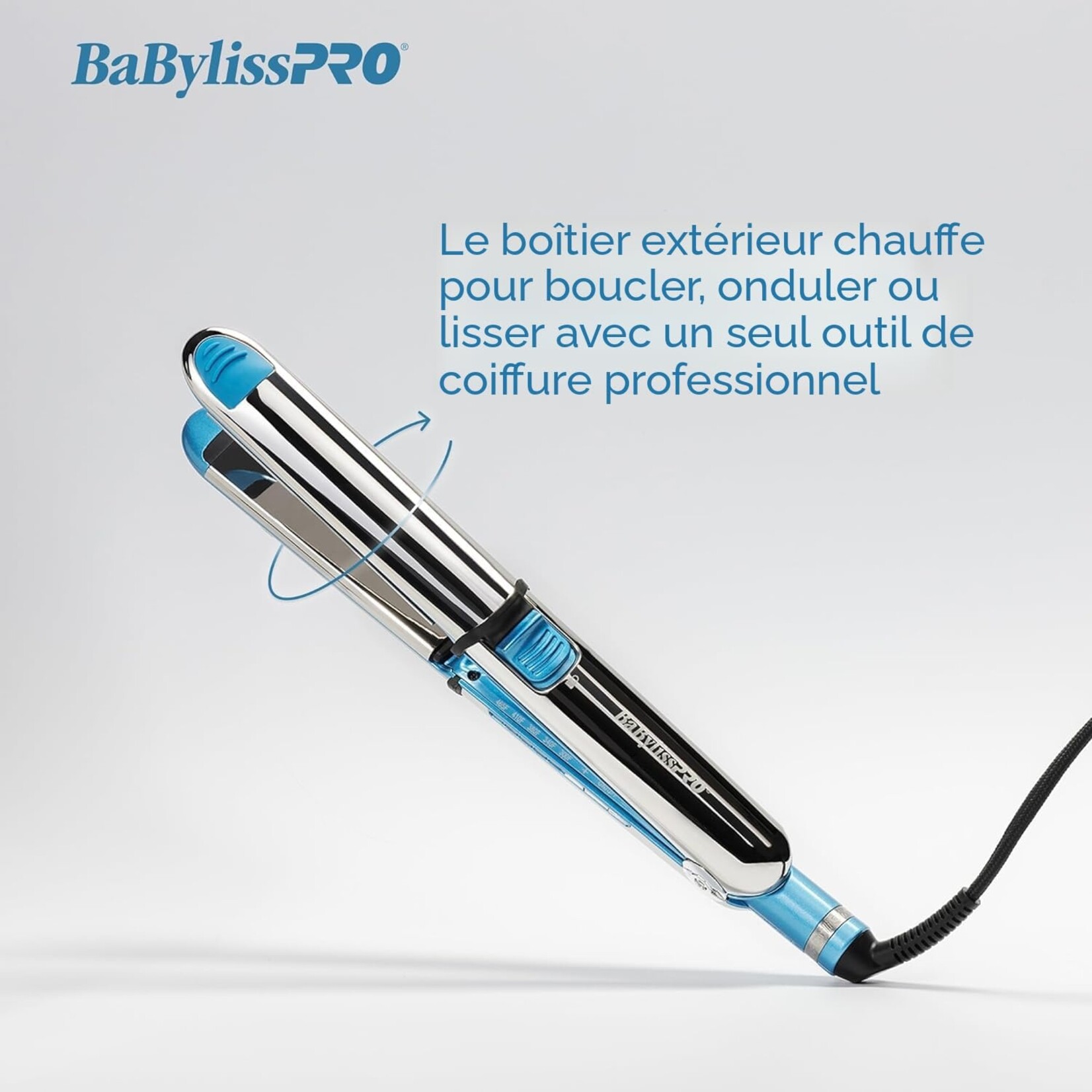 BABYLISS PRO BABSS3000TUC - FER A LISSER 1¼po NANO TITANIUM OPTIMA 3000 BABYLISS PRO