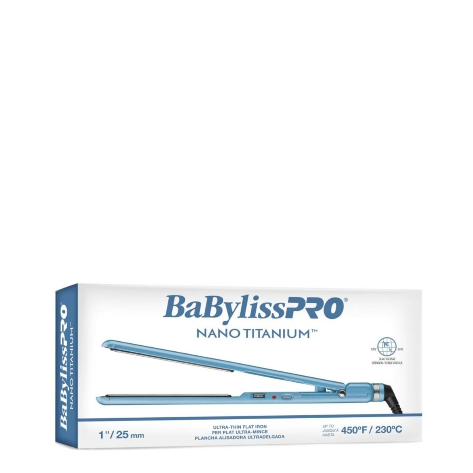 BABYLISS PRO BNT4072C - FER A LISSER ULTRA MINCE 1po NANO TITANIUM BABYLISS PRO