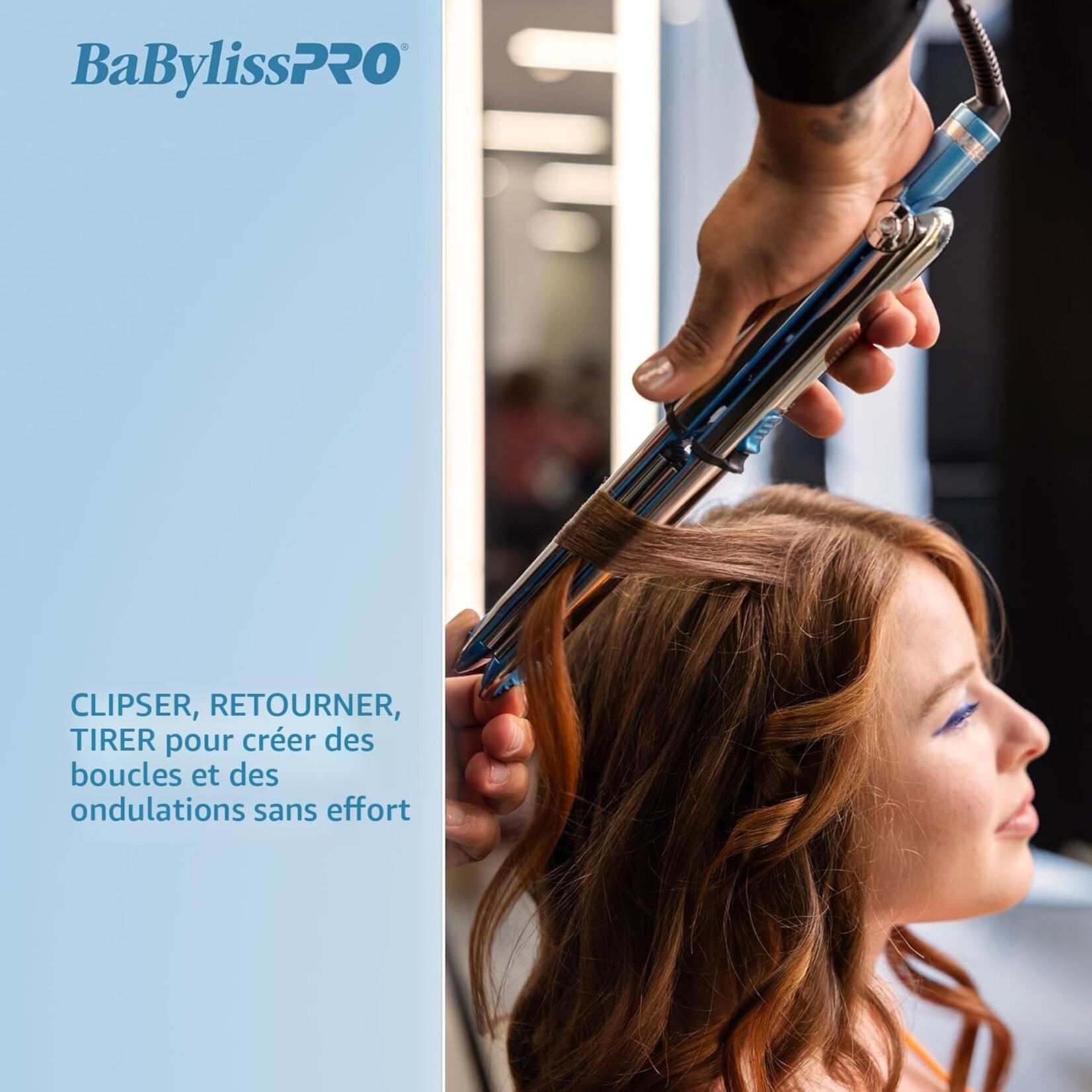 BABYLISS PRO BABSS3100TC - FER A LISSER 1po NANO TITANIUM OPTIMA 3100 BABYLISS PRO