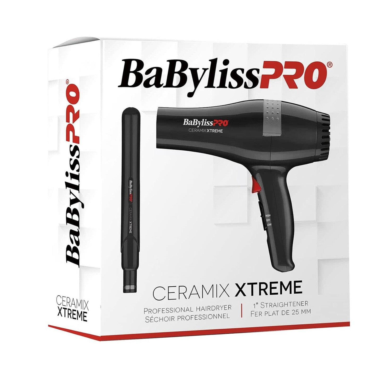 BABYLISS PRO CEBKPP1C - ENSEMBLE DE SECHOIR ET FER A LISSER CERAMIX XTREM BABYLISS PRO nr