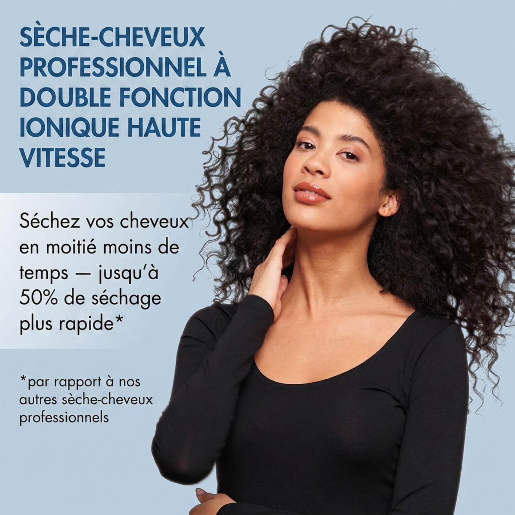 BABYLISS PRO BNT9100C - SECHOIR IONIQUE DOUBLE A HAUTE VITESSE NANO TITANIUM BABYLISS PRO