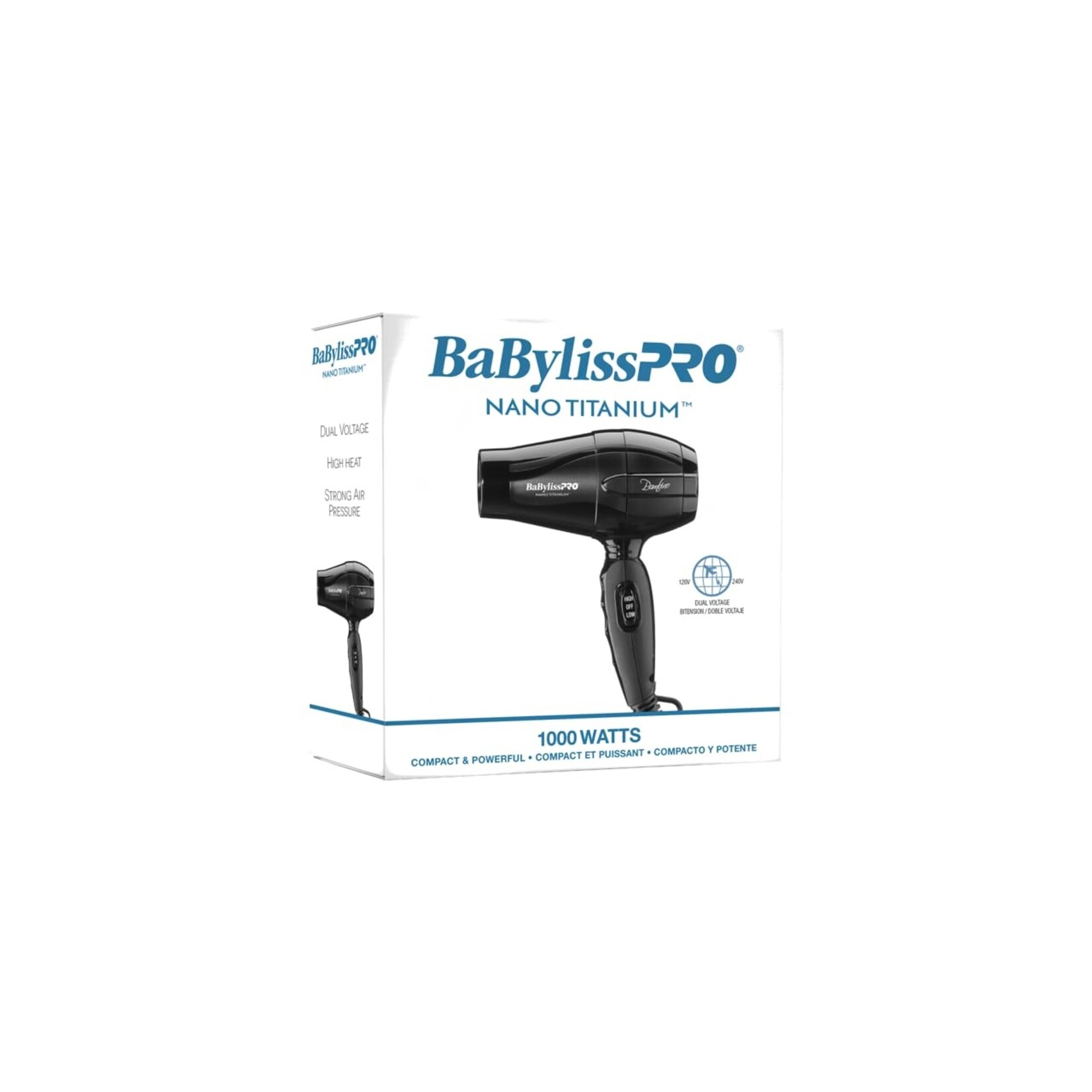 BABYLISS PRO BNT5510NC - SECHOIR DE VOYAGE BAMBINO BABYLISS PRO