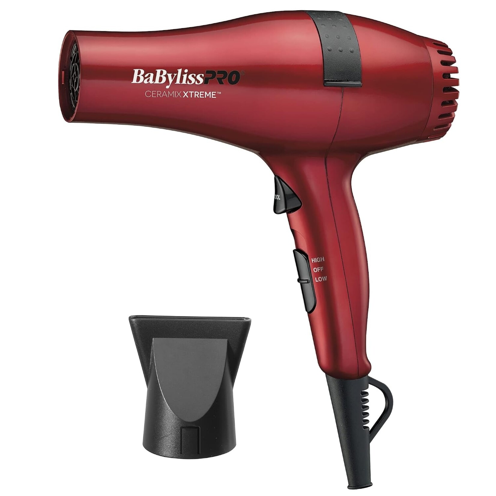 BABYLISS PRO BAB5572NC - SECHOIR CERAMIX XTREME ROUGE BABYLISS PRO