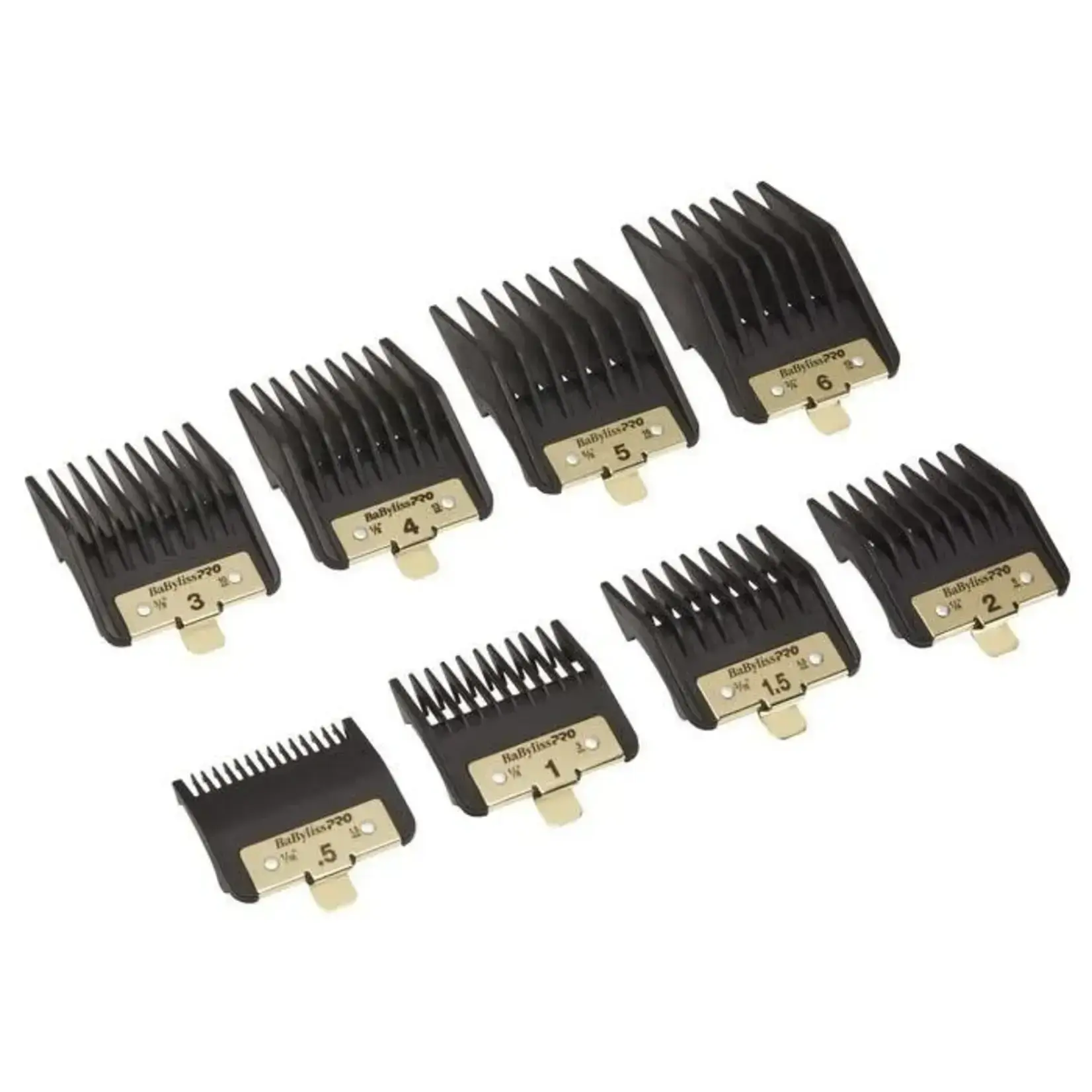 BABYLISS PRO FXCS880 - ENSEMBLE DE 8 GUIDES DE COUPE ( 1.5mm à 19mm ) BABYLISS PRO