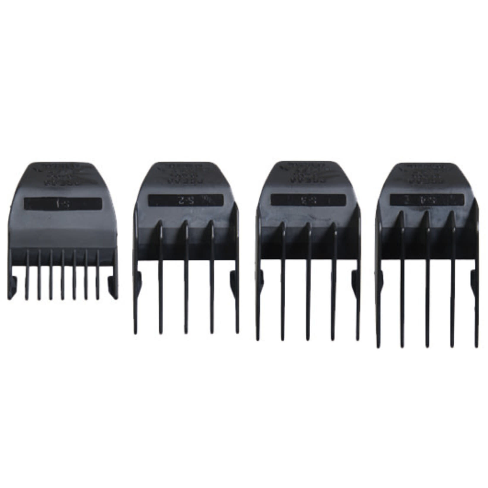 WAHL 53163 - ENSEMBLE DE 4 GUIDES DE COUPE NOIR POUR PEANUT ( 3mm à 13mm ) WAHL