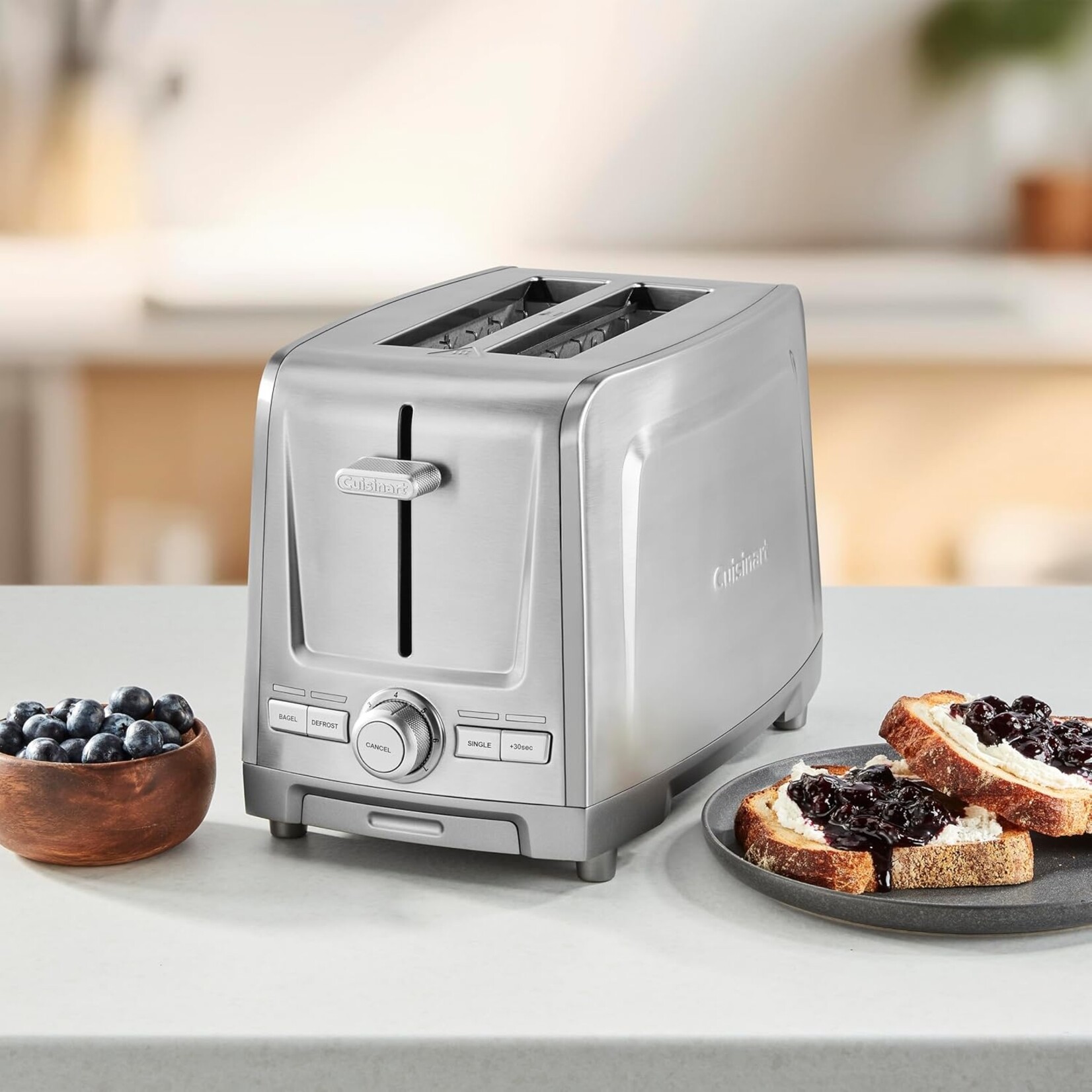 CUISINART CPT-1600C  -  GRILLE-PAIN XL 2 TRANCHES EN ACIER INOXYDABLE CUISINART