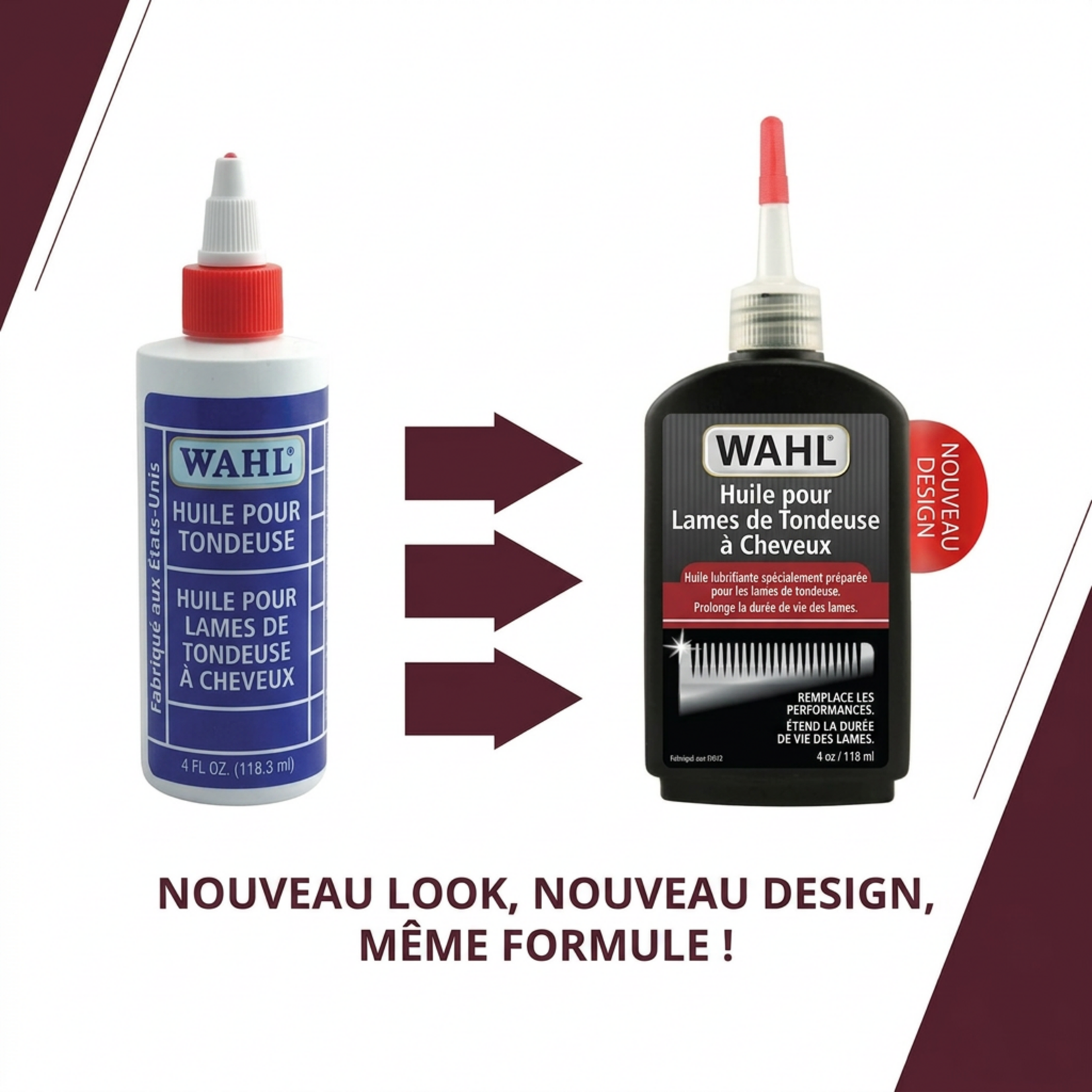 WAHL 53315 - HUILE A TONDEUSE 120ml/4oz WAHL