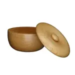 PERMA BRAND PB-400 - BOL POUR SAVON A RASER EN HETRE CLAIR AVEC COUVERCLE