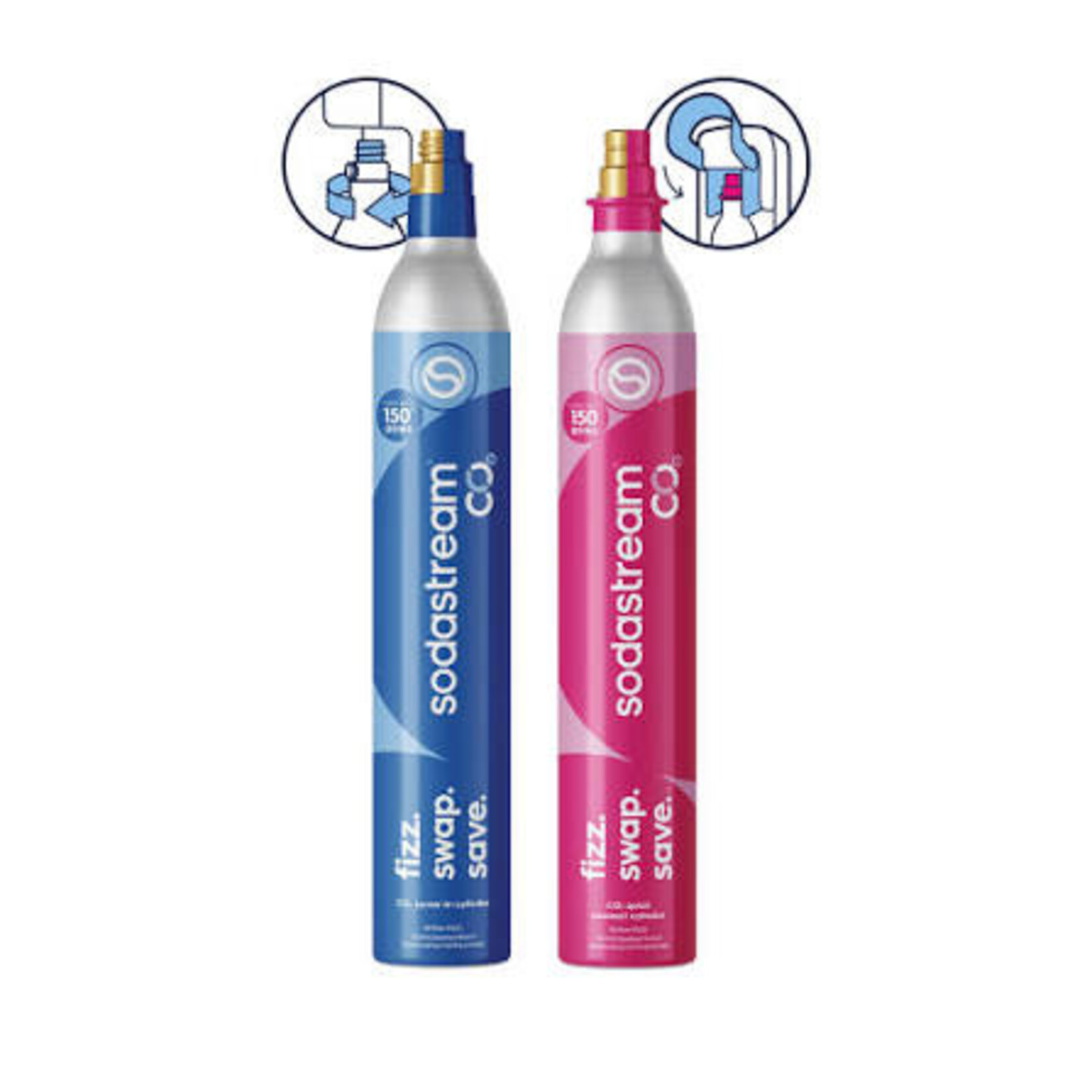 SODASTREAM QUICKSS - BONBONNE DE CO₂ 60L QUICKCONNECT SODASTREAM