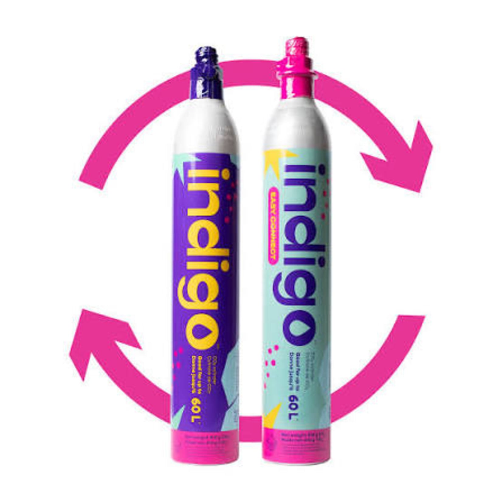 INDIGO QUICKINDIGO - BONBONNE DE CO₂ 60L QUICKCONNECT INDIGO