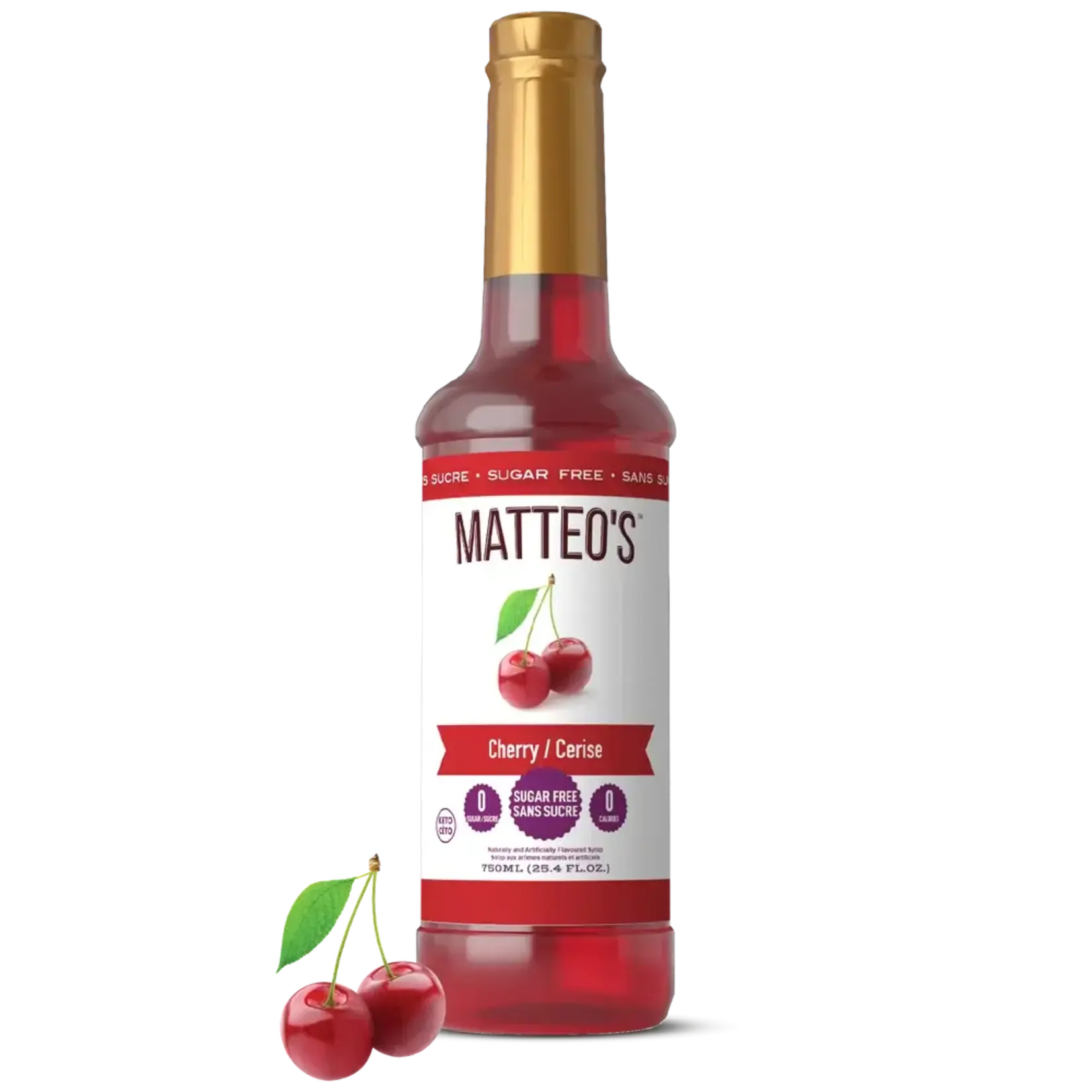 MATTEO'S 50108 - SIROP AUX AROMES DE CERISE 750ml MATTEO'S