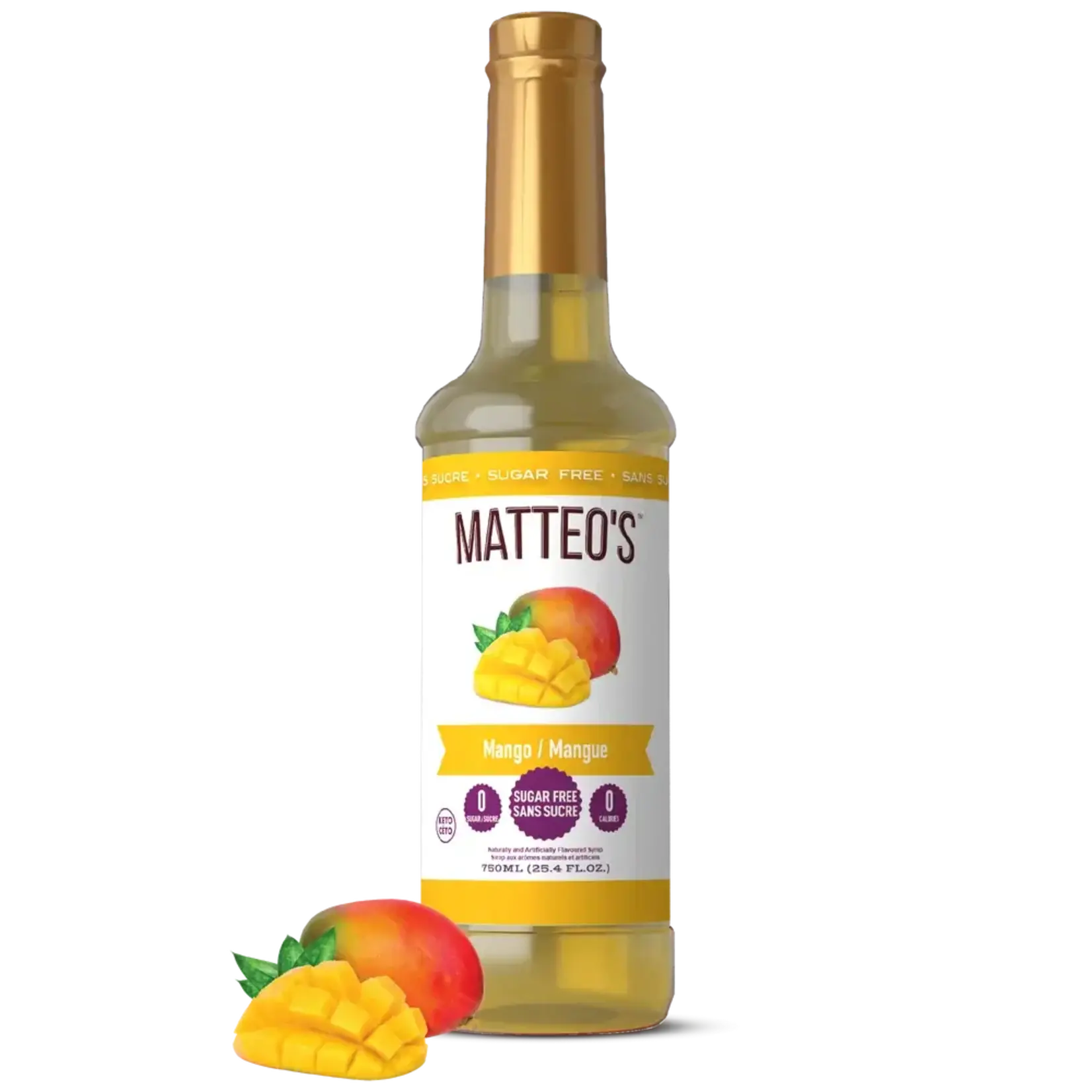 MATTEO'S 50110 - SIROP AUX AROMES MANGUE 750ml MATTEO'S