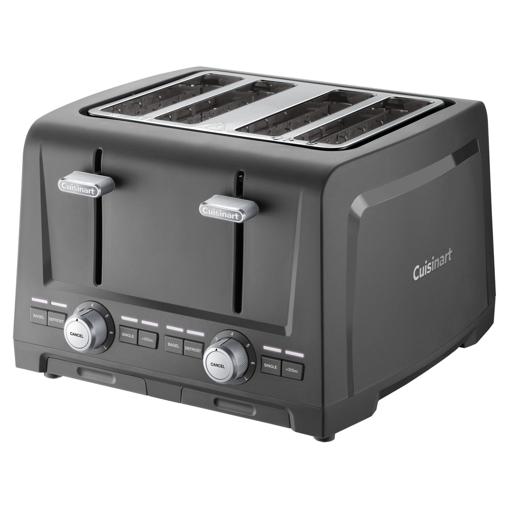 CUISINART CPT-1400C  -  GRILLE-PAIN XL A 4 TRANCHES GRIS FONCE CUISINART